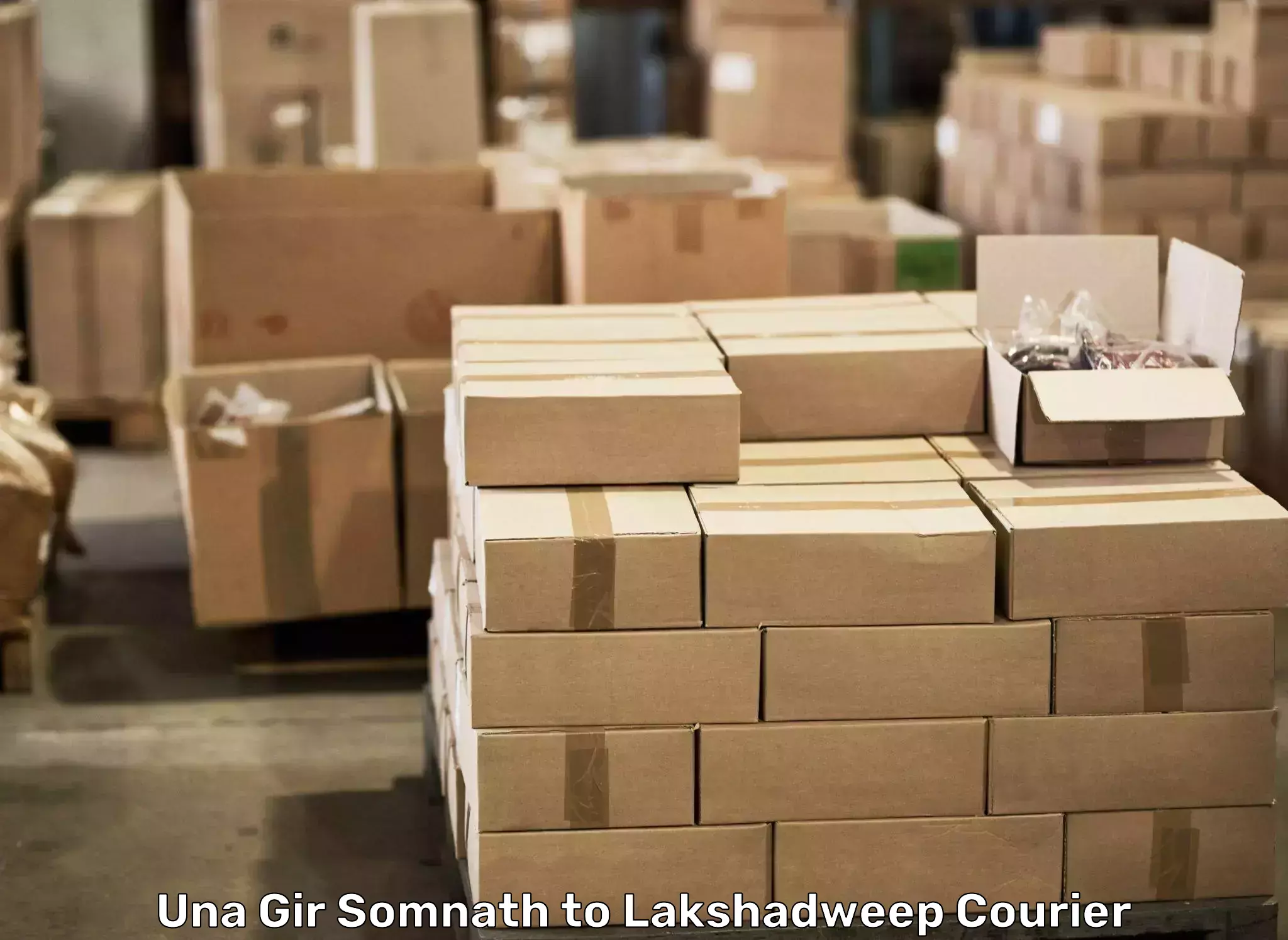 Furniture moving service Una Gir Somnath to Lakshadweep