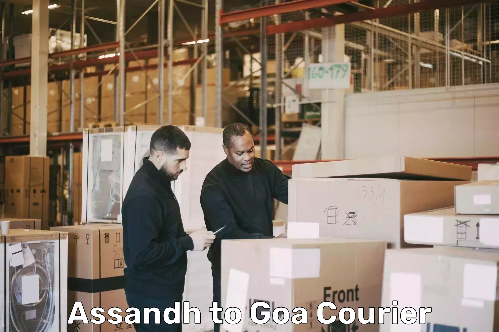 Home goods moving Assandh to IIT Goa