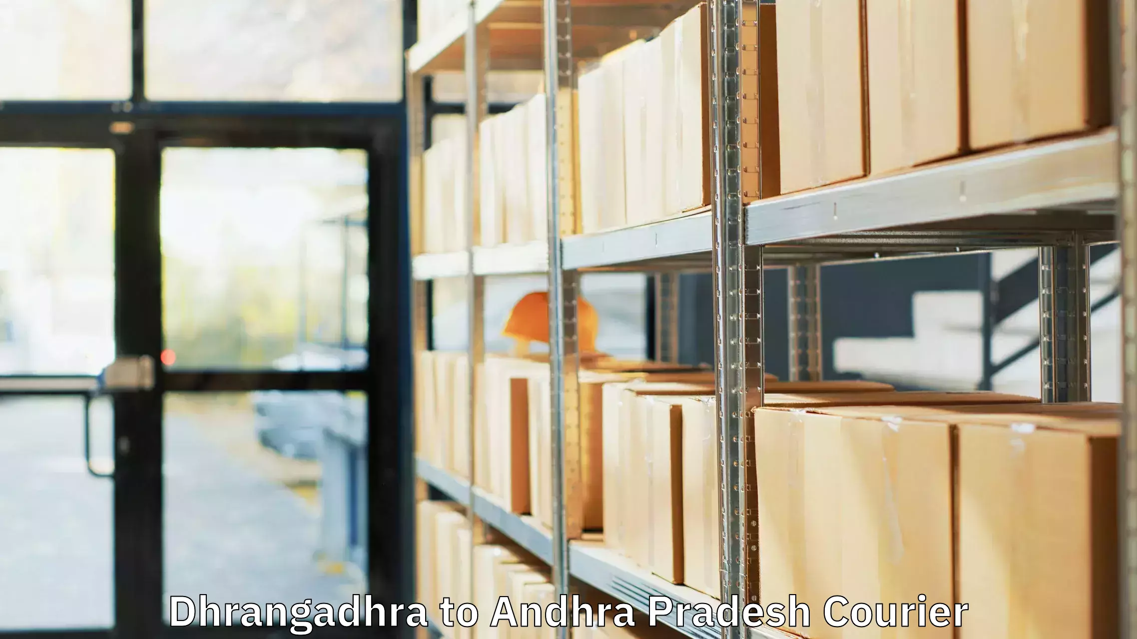 Versatile luggage courier Dhrangadhra to Dwaraka Tirumala