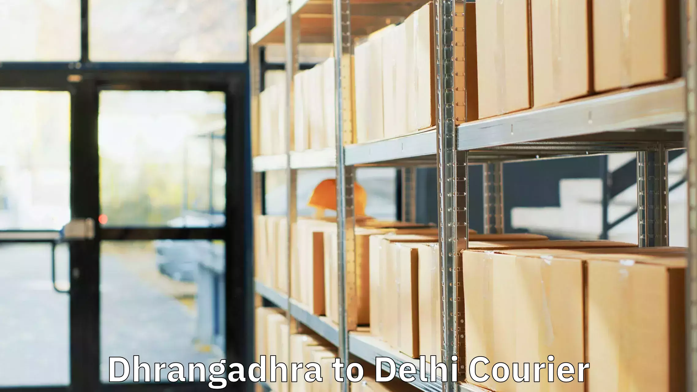 Luggage shipment strategy in Dhrangadhra to Jamia Millia Islamia New Delhi