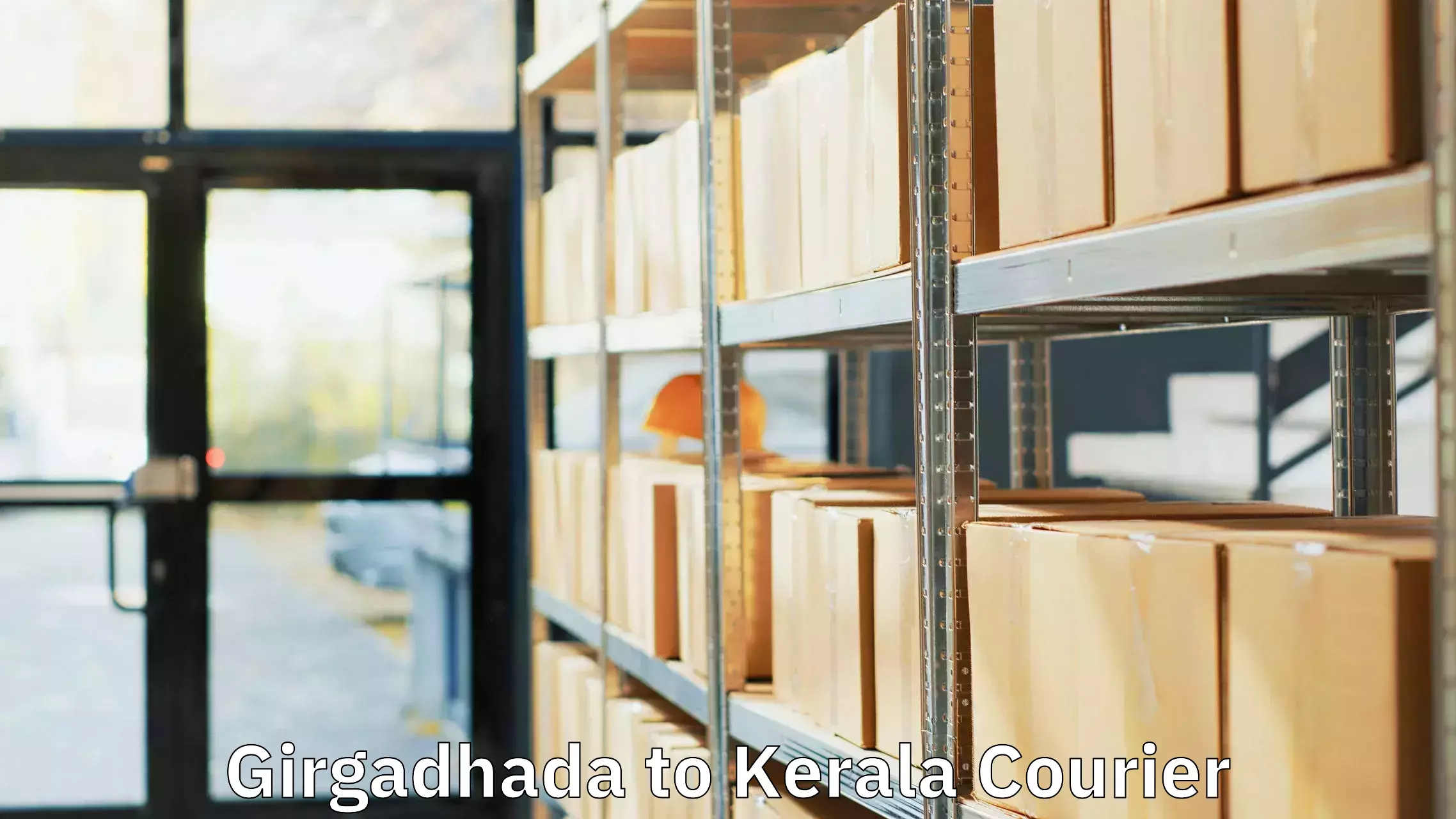 Luggage forwarding service Girgadhada to Kuttikol