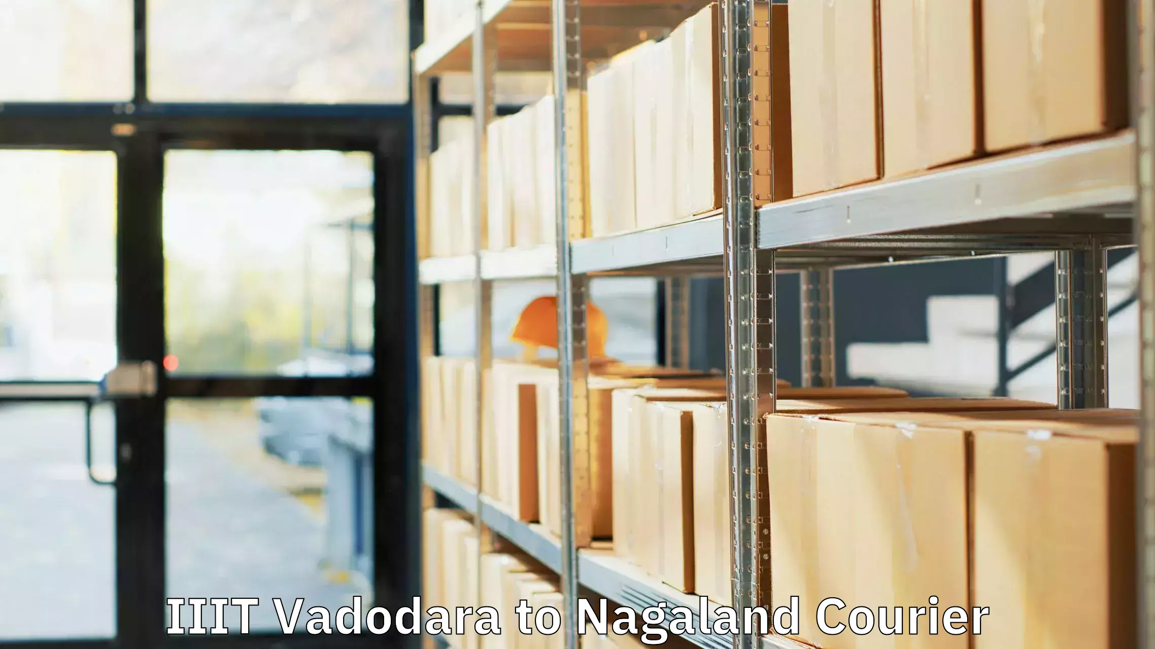 Luggage shipment specialists in IIIT Vadodara to Kohima