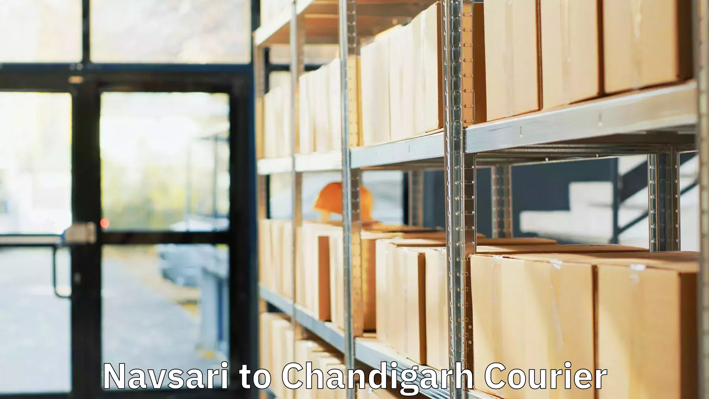 Premium luggage courier Navsari to Panjab University Chandigarh