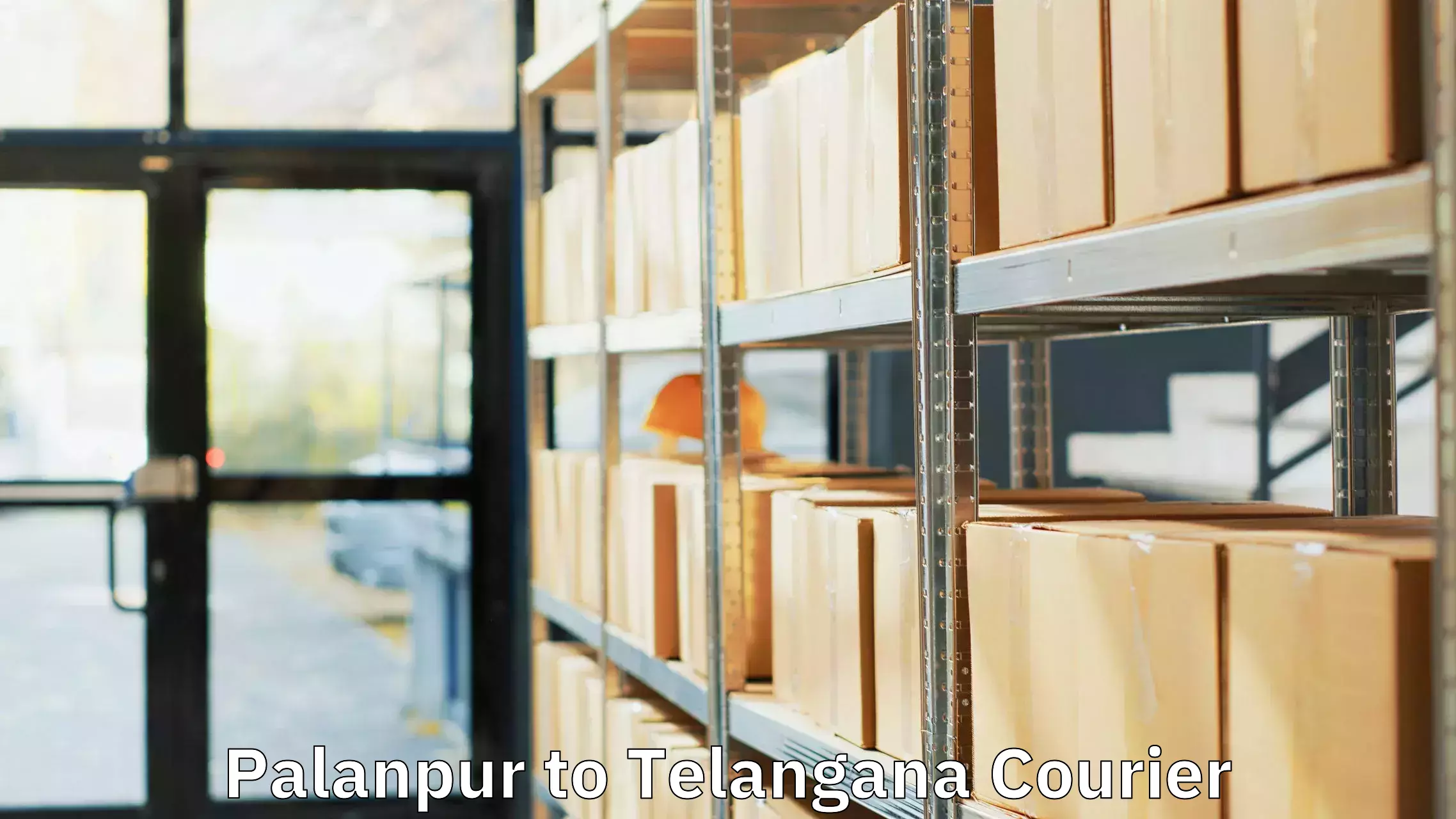 Luggage shipping strategy Palanpur to Mulugu