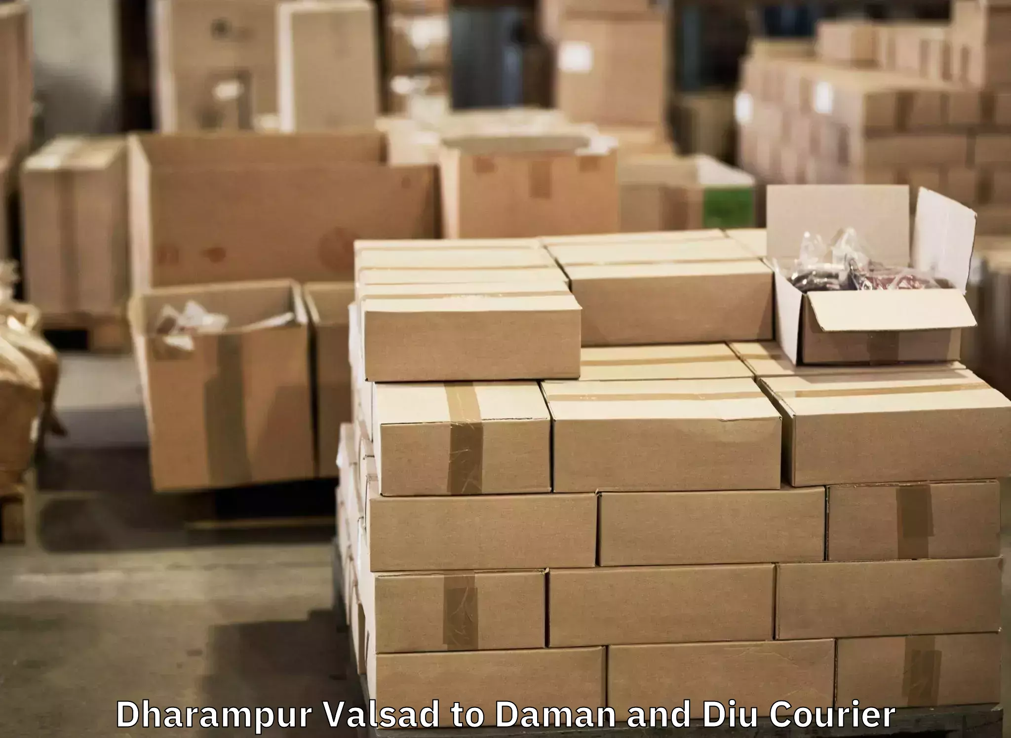 Luggage transport company Dharampur Valsad to Daman and Diu
