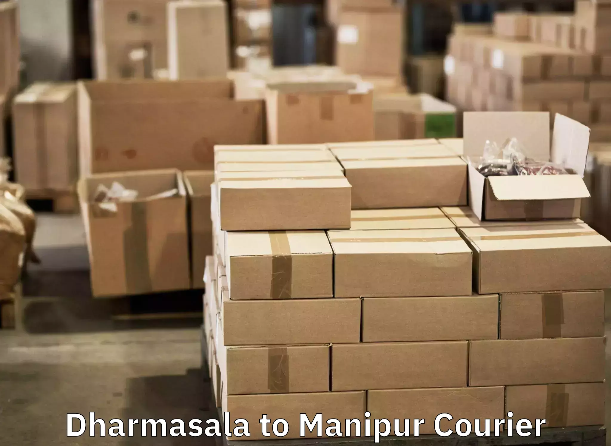 Luggage courier logistics Dharmasala to NIT Manipur
