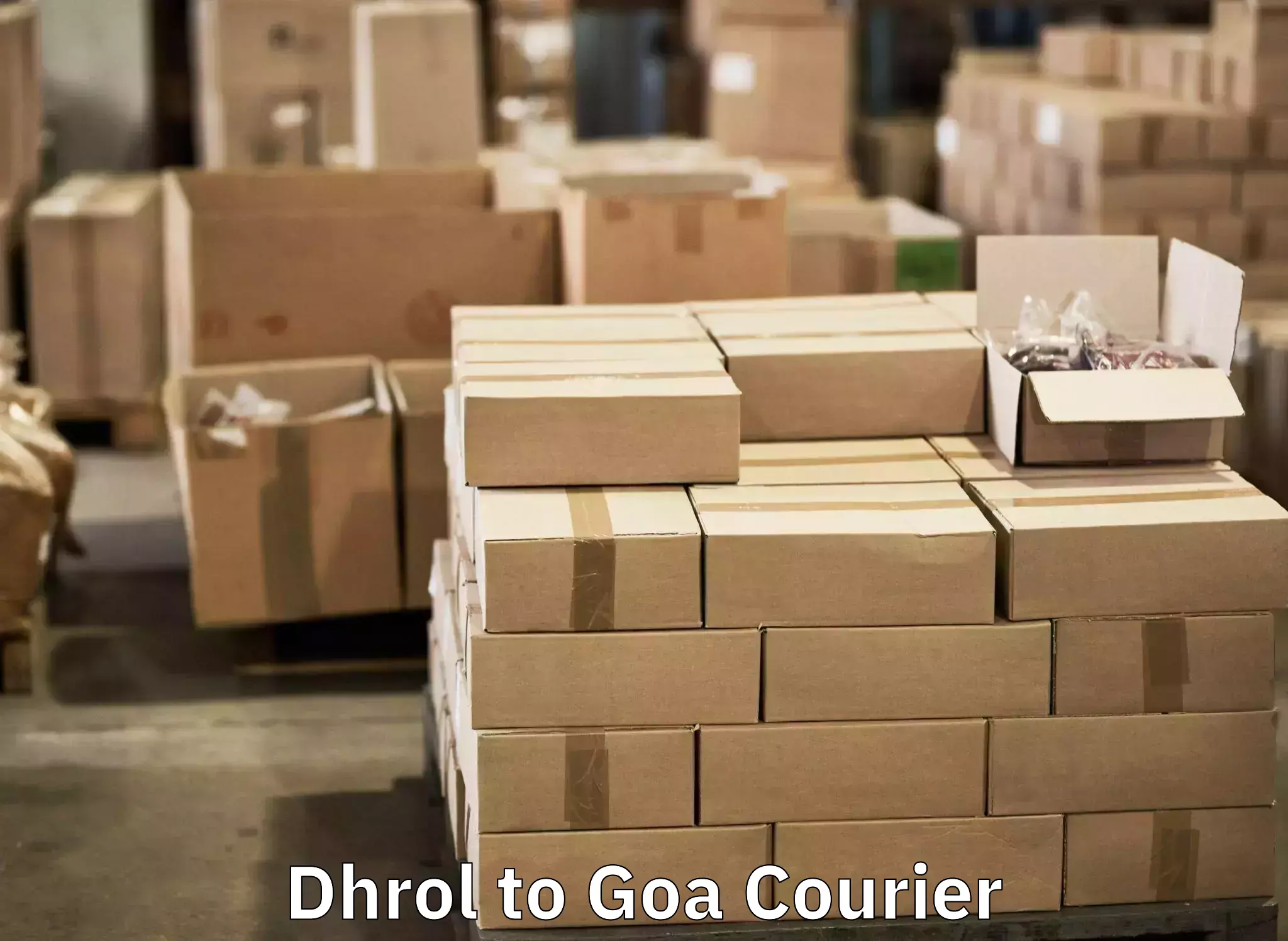 Doorstep luggage collection Dhrol to IIT Goa