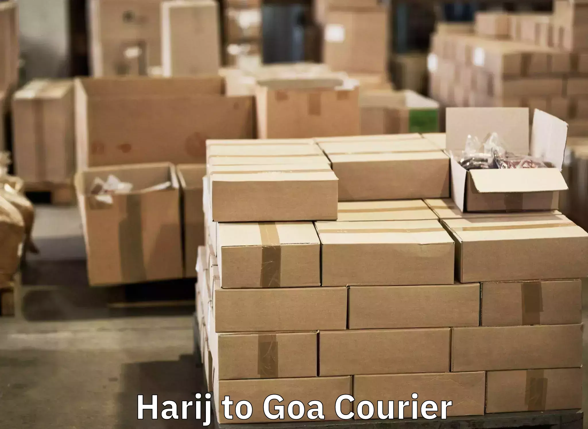 Luggage shipment processing Harij to NIT Goa