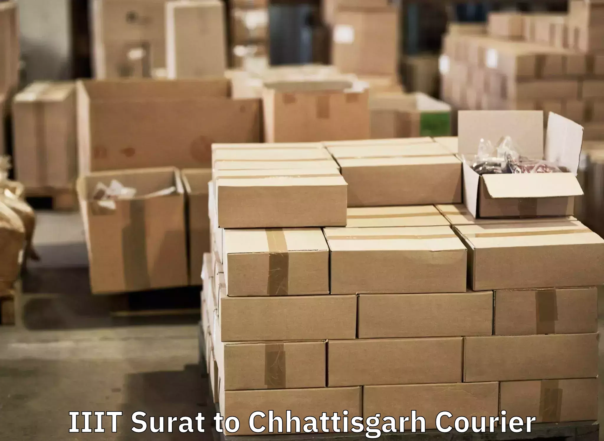 Custom luggage shipping IIIT Surat to Abhanpur