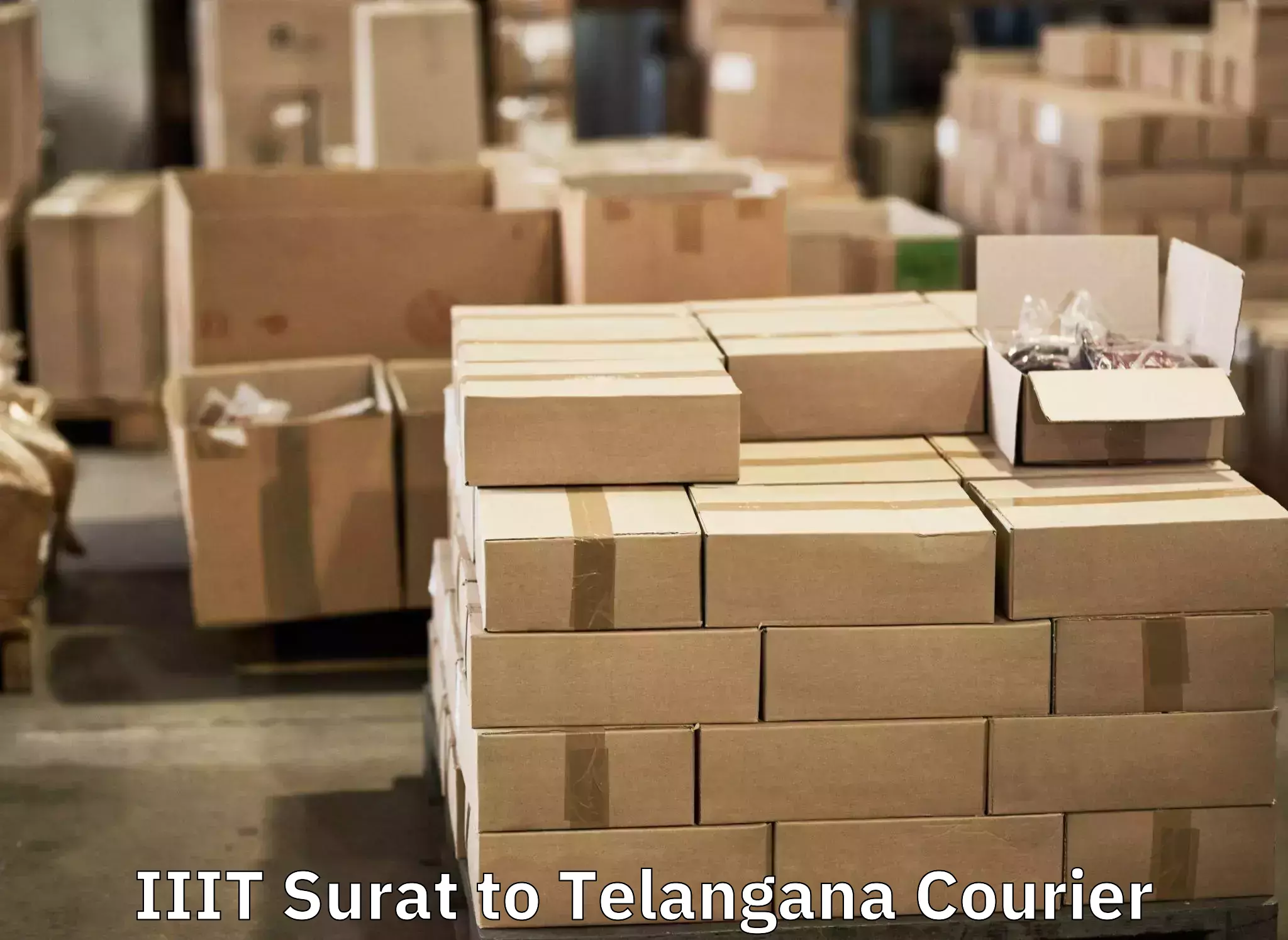 Baggage shipping calculator IIIT Surat to Gadwal