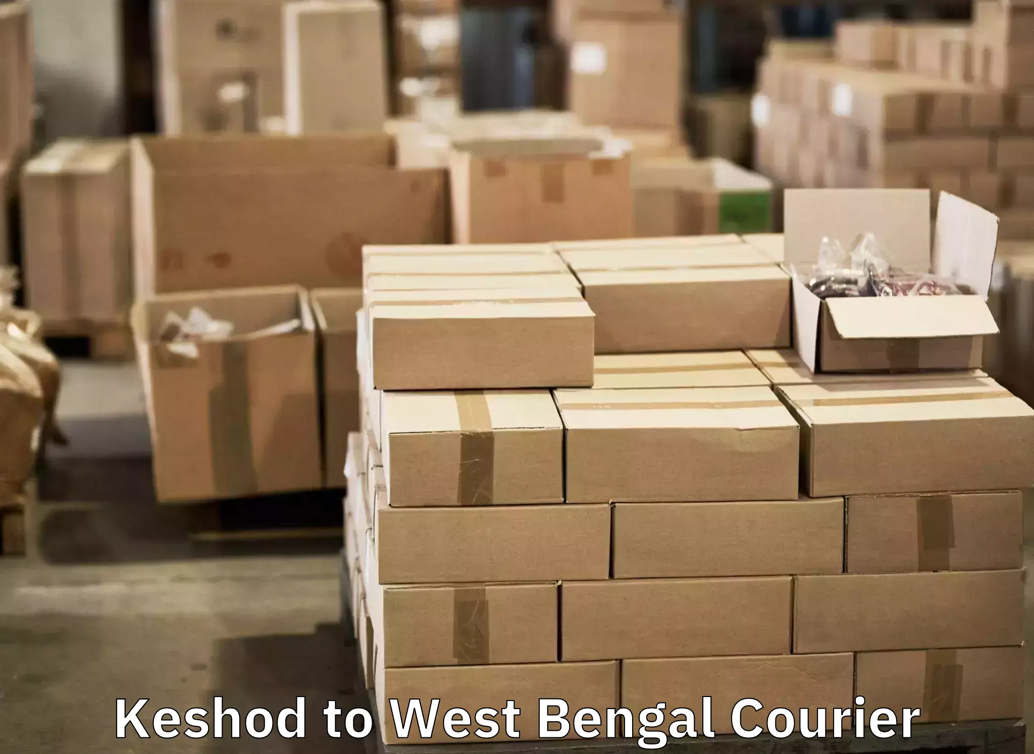 Luggage shipping planner Keshod to Rampurhat