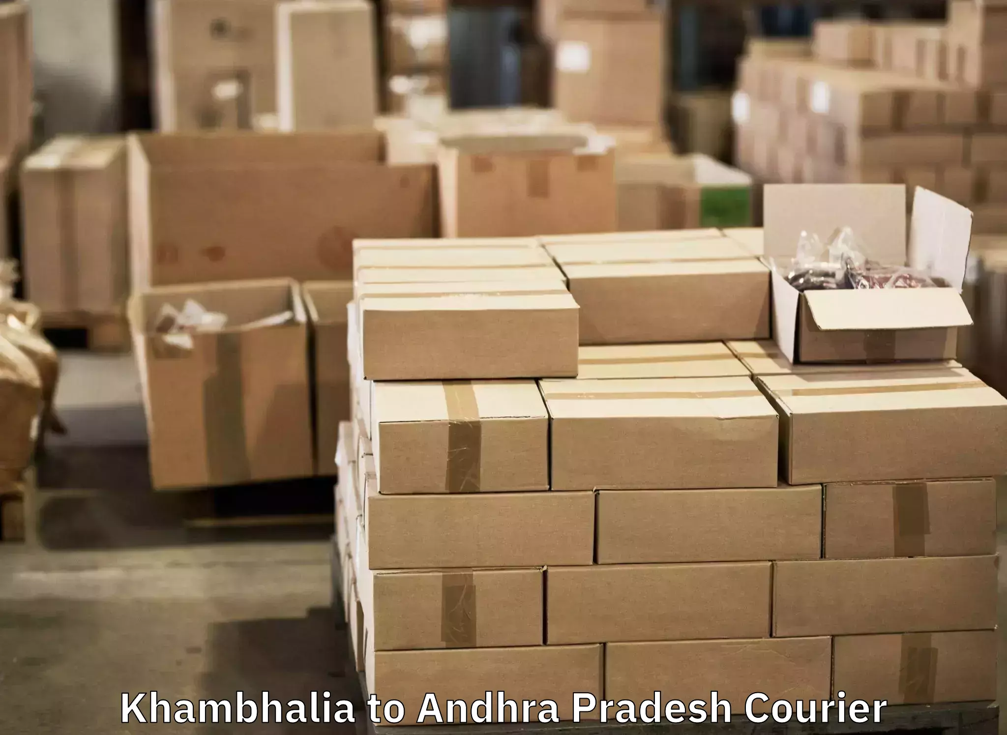 Airport luggage delivery Khambhalia to Kothapalli