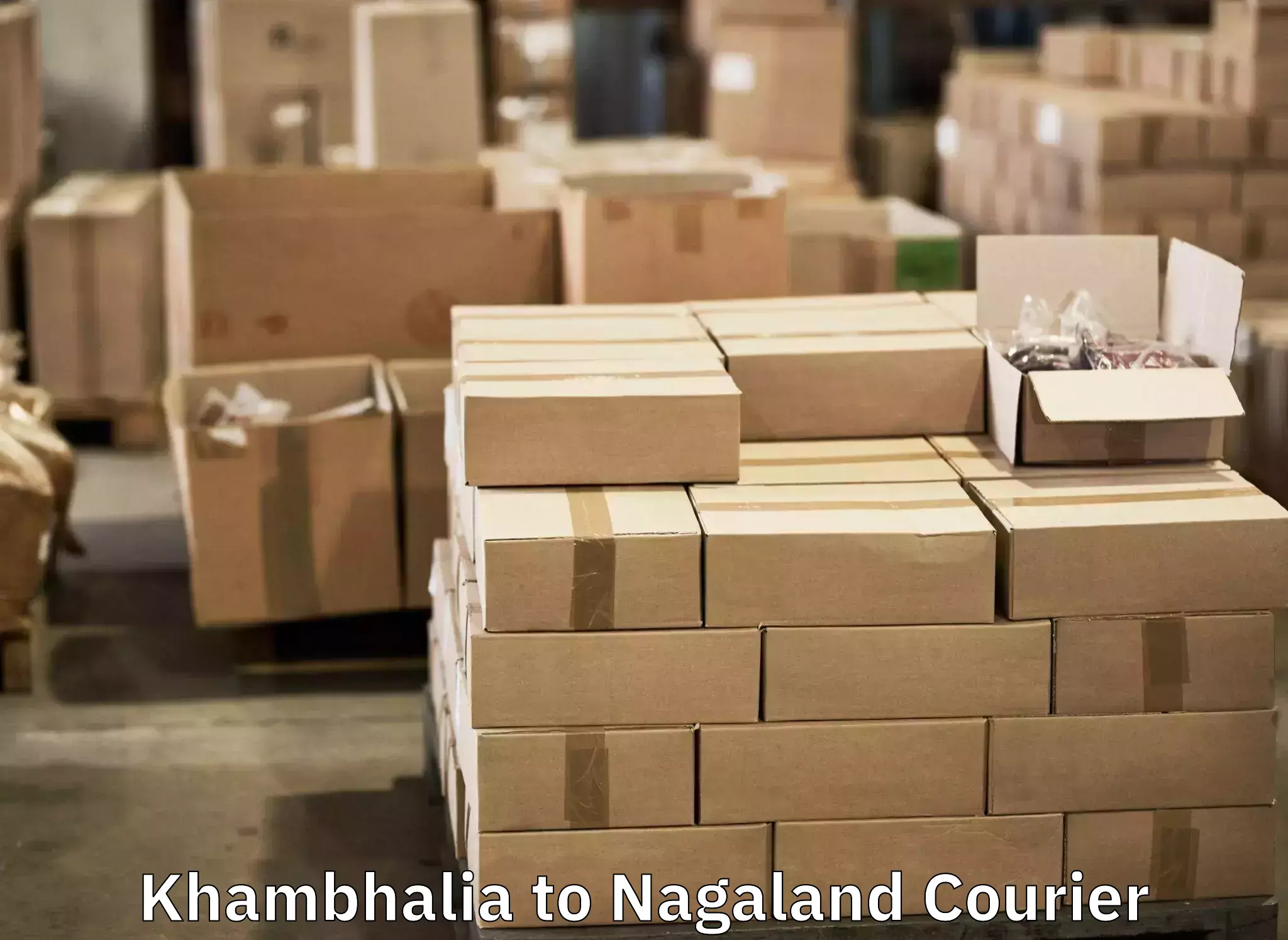 Luggage transport pricing Khambhalia to Wokha