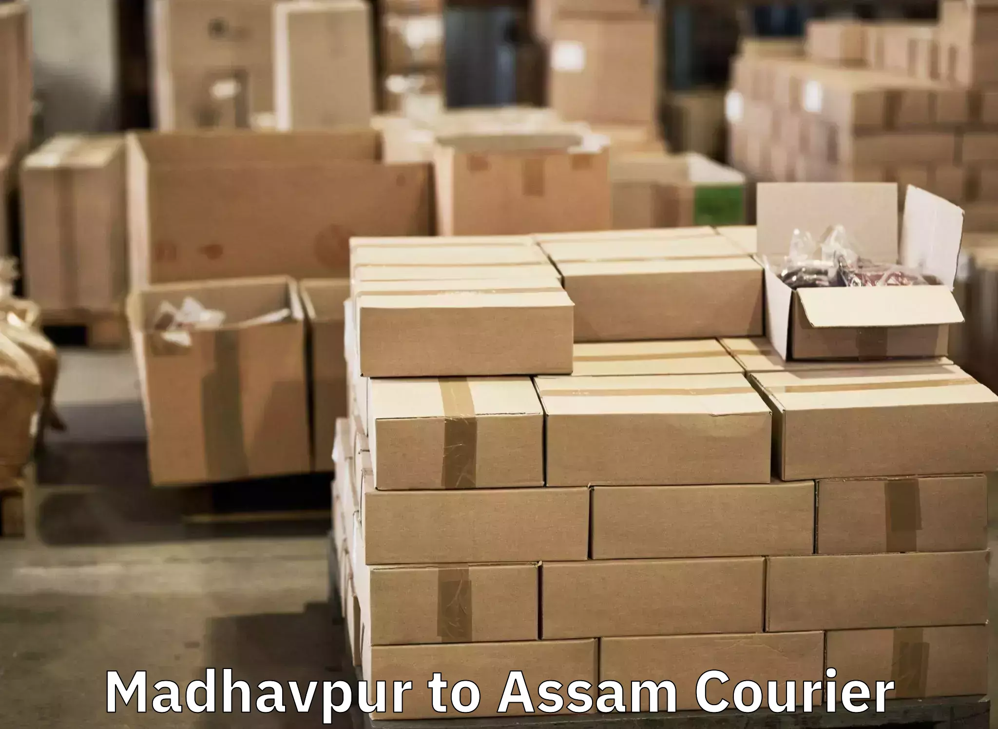 Baggage transport network Madhavpur to Sonitpur