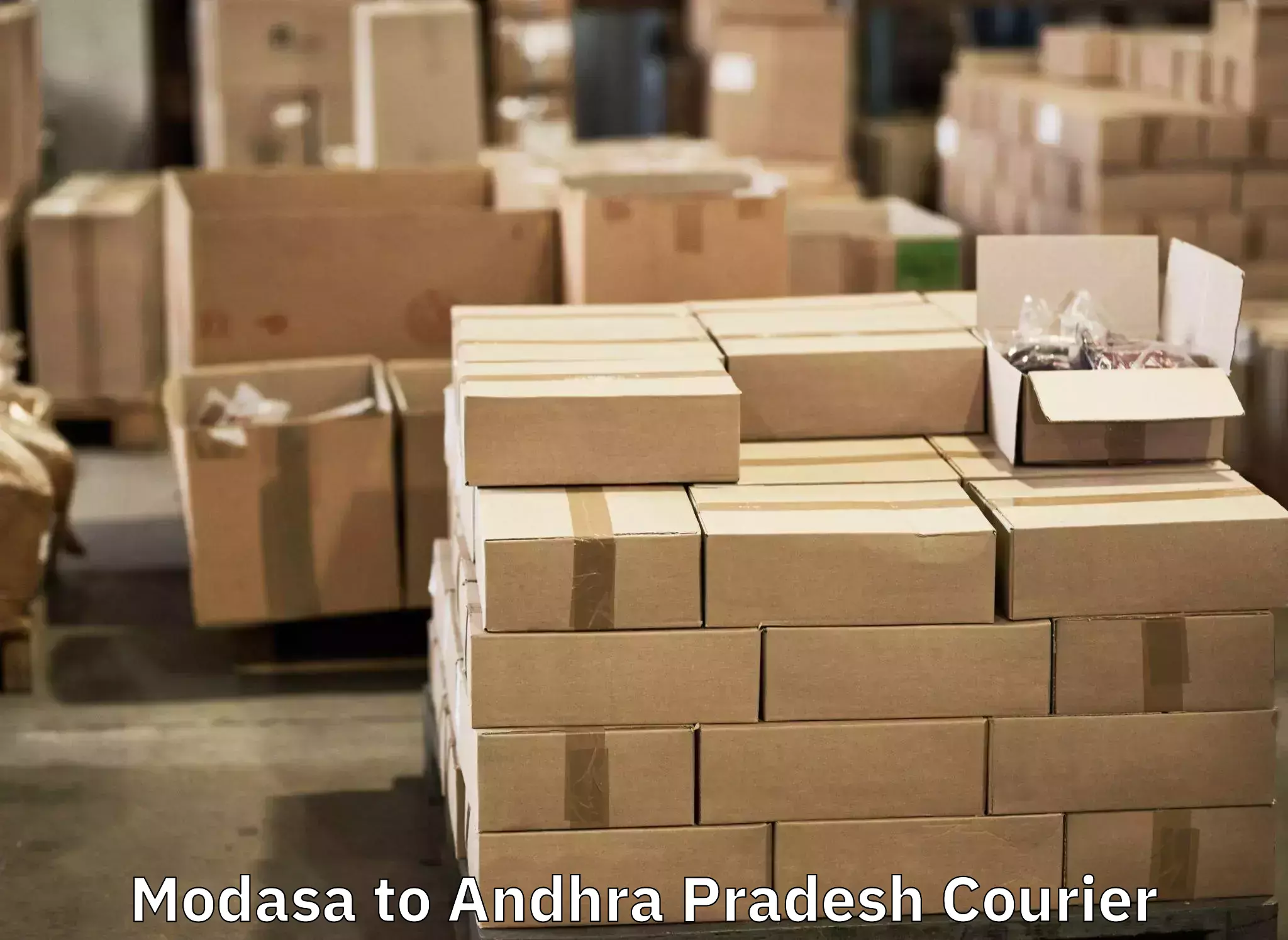Personalized luggage shipping in Modasa to Puttur Tirupati
