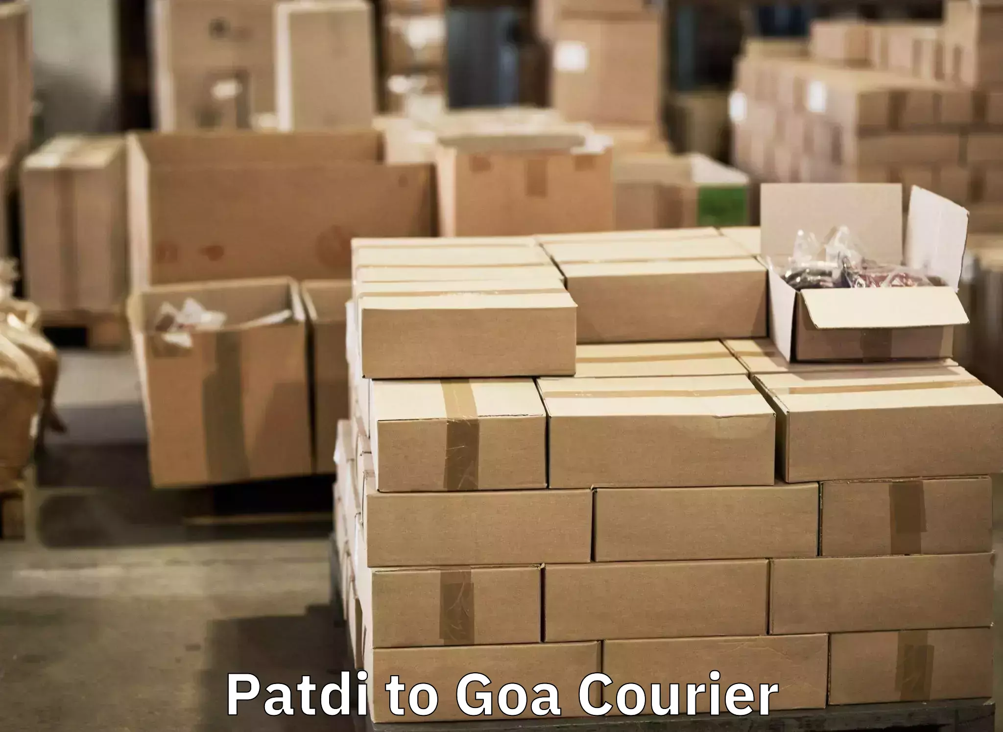 Luggage shipping rates calculator in Patdi to IIT Goa
