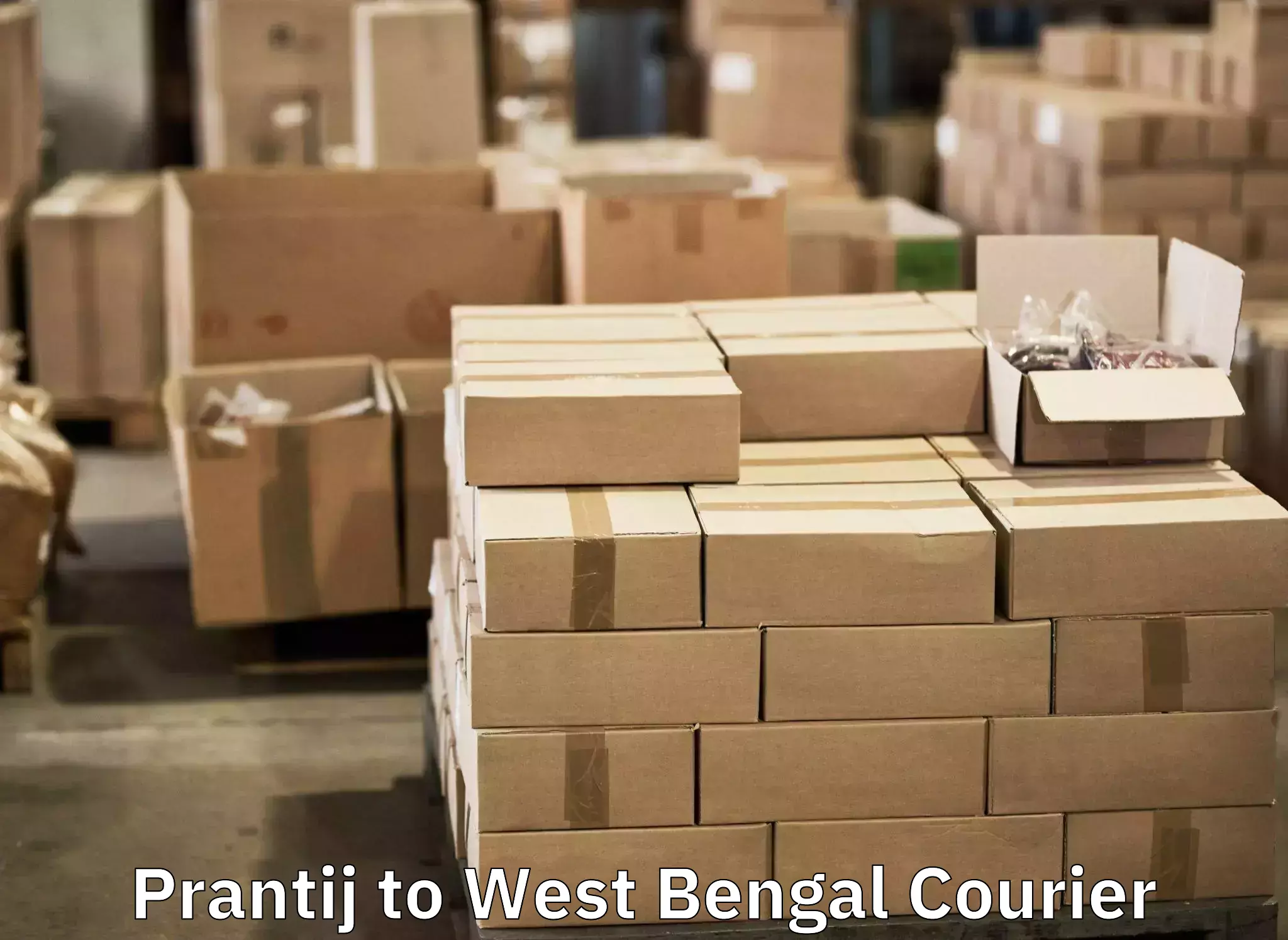 Baggage delivery scheduling Prantij to Bongaon