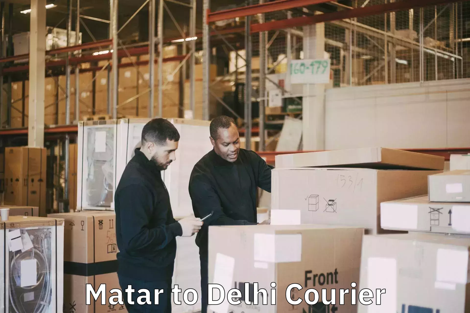 Baggage courier optimization Matar to Kalkaji