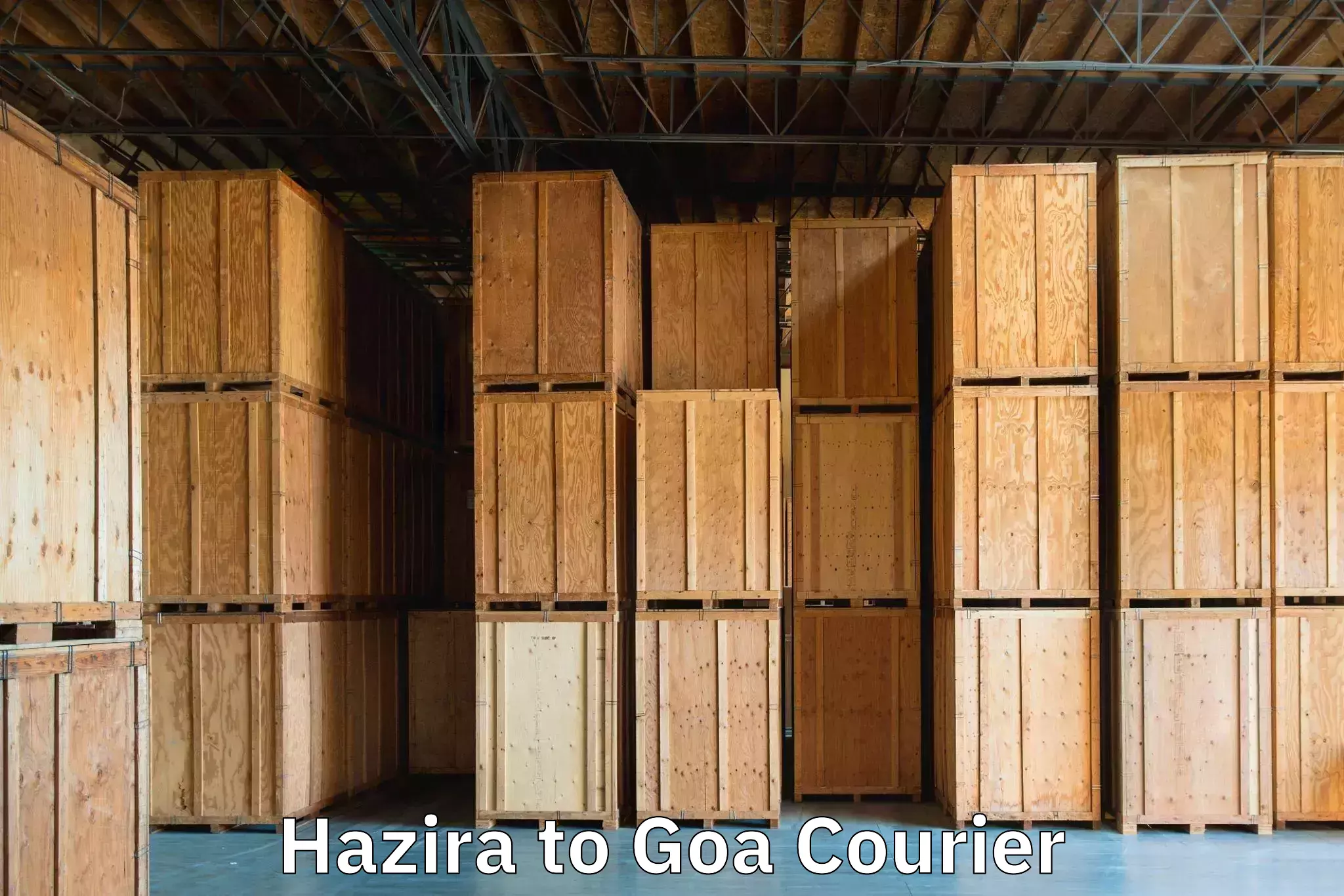 Luggage shipment processing Hazira to Goa University