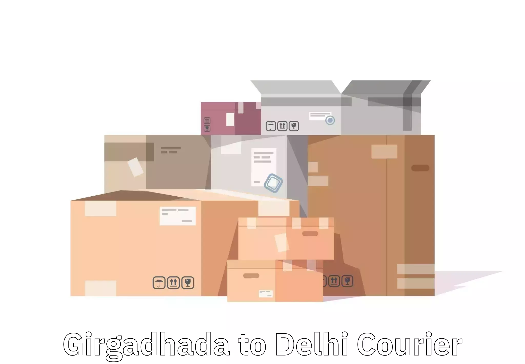 Baggage shipping advice in Girgadhada to East Delhi