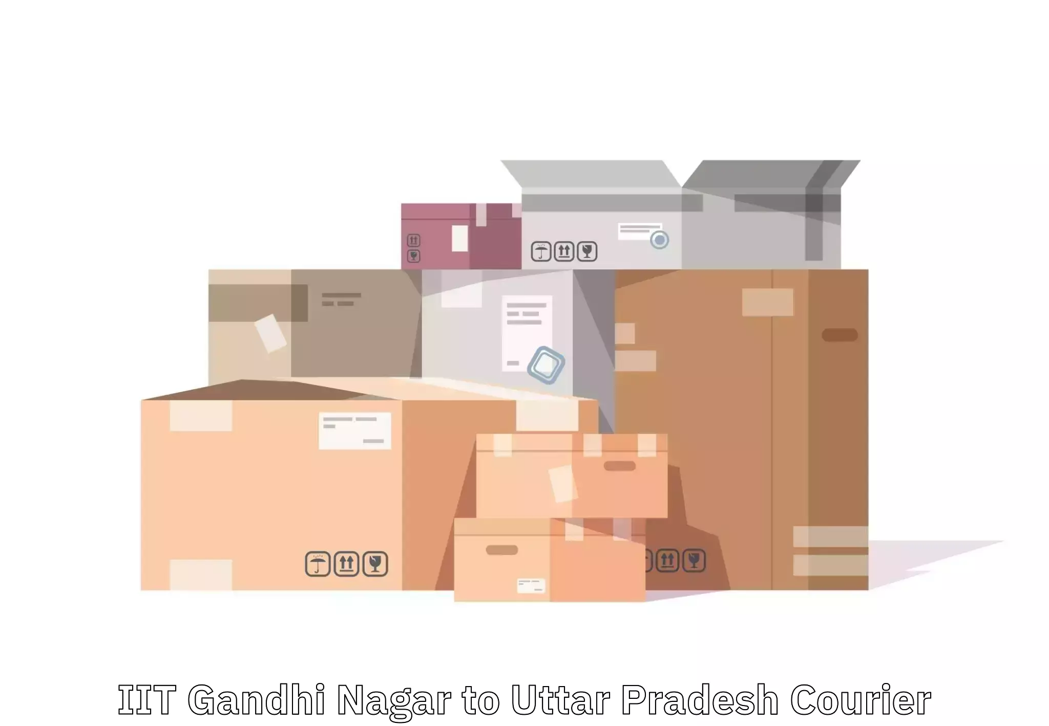 Emergency luggage shipping IIT Gandhi Nagar to Patti Pratapgarh