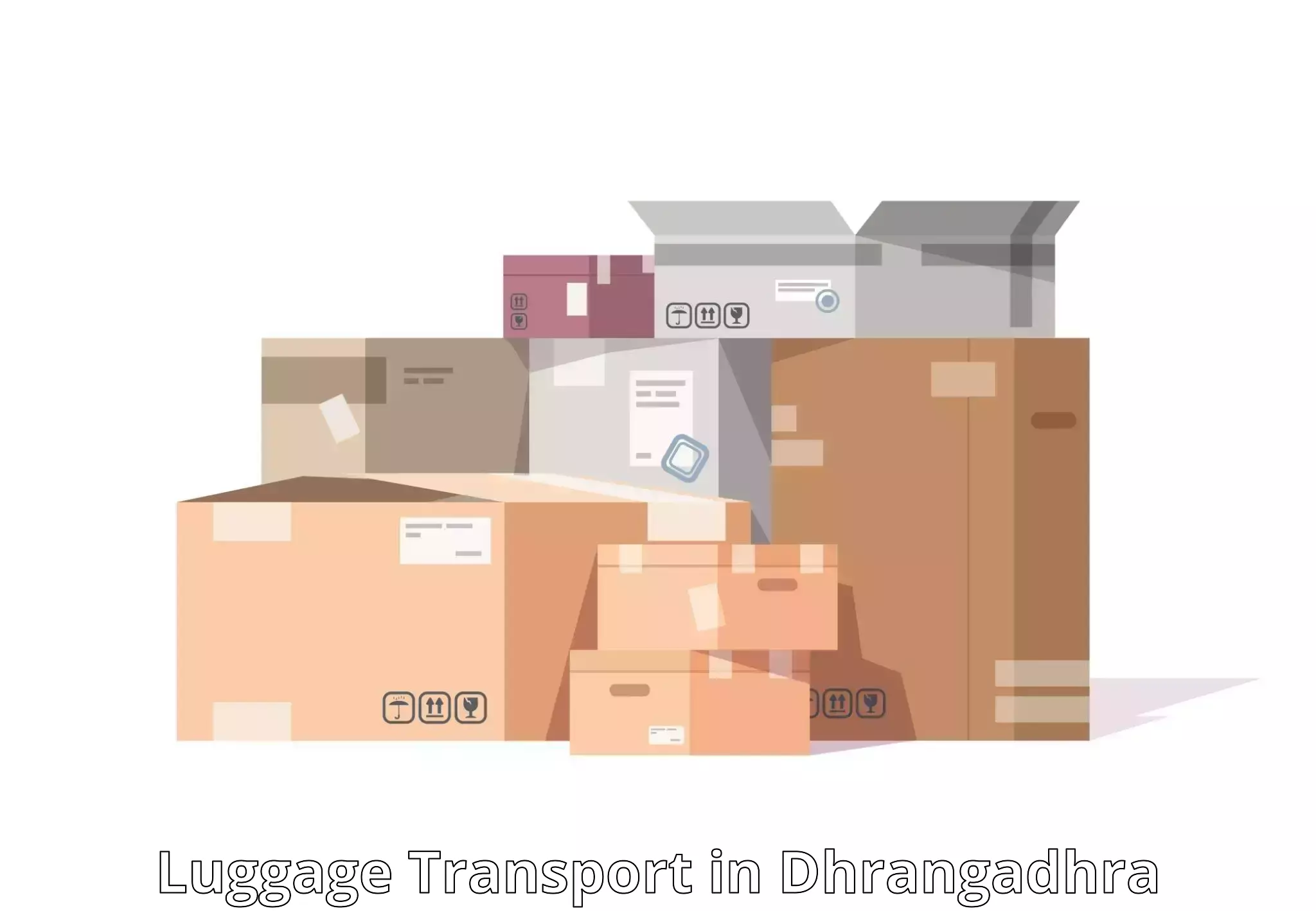 Baggage courier rates calculator in Dhrangadhra