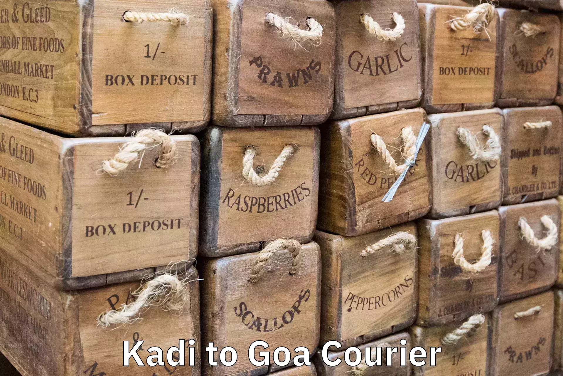 Baggage courier pricing Kadi to Mormugao Port