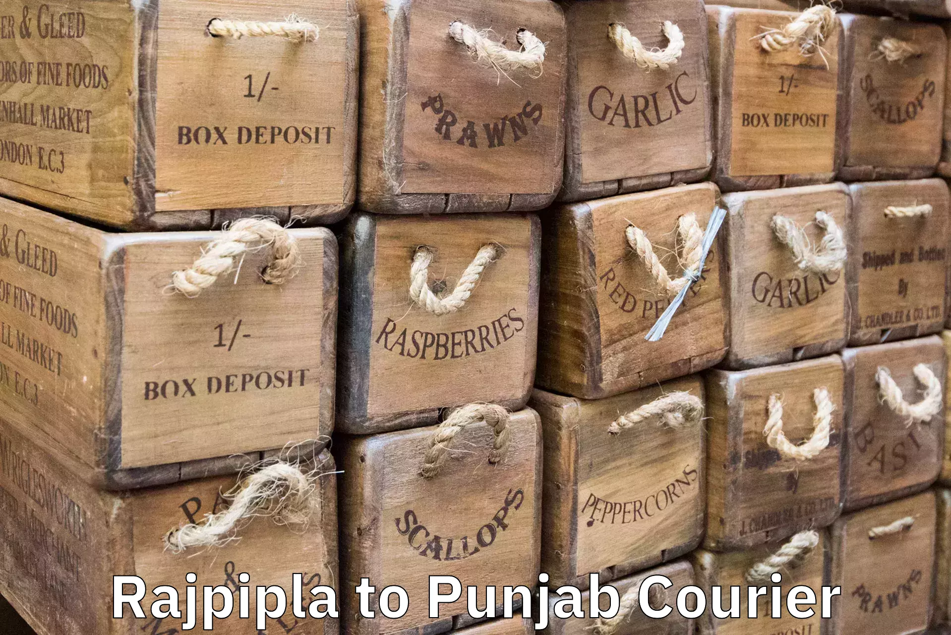 Luggage courier rates calculator Rajpipla to Talwara