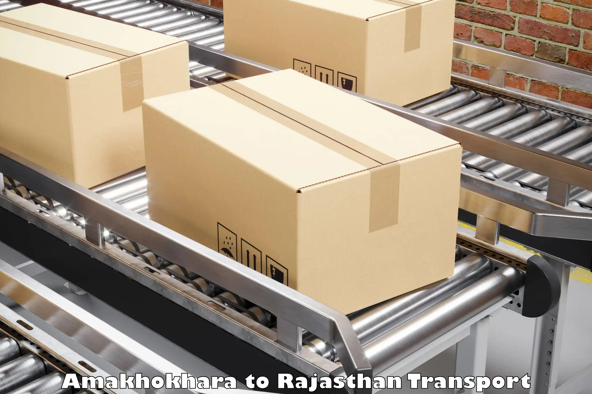 Air cargo transport services Amakhokhara to Rajasthan