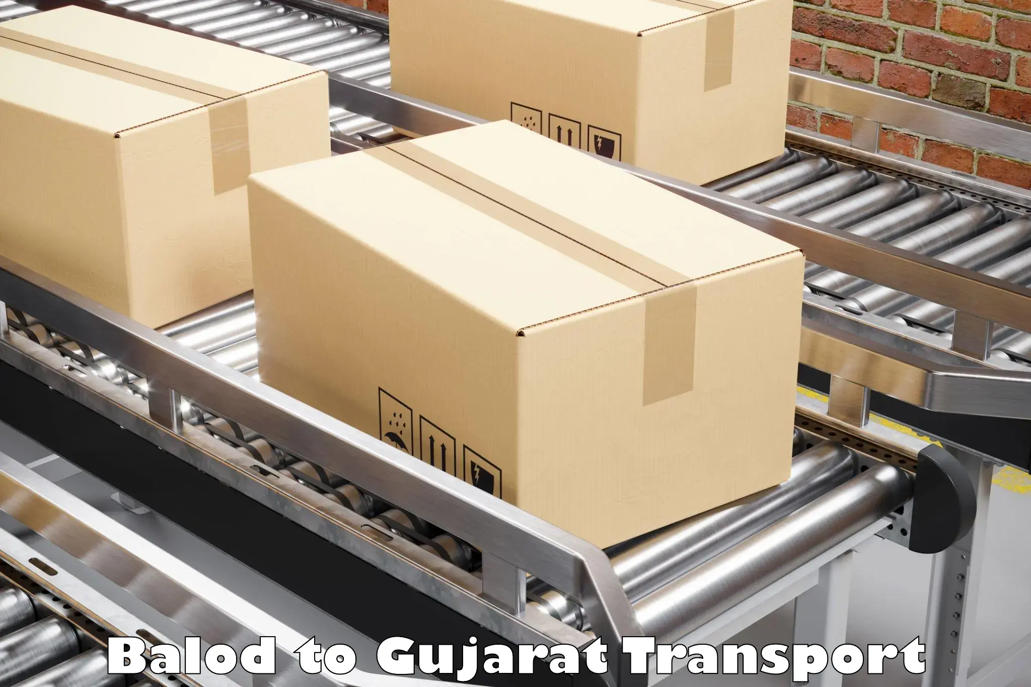 Online transport Balod to Narmada Gujarat