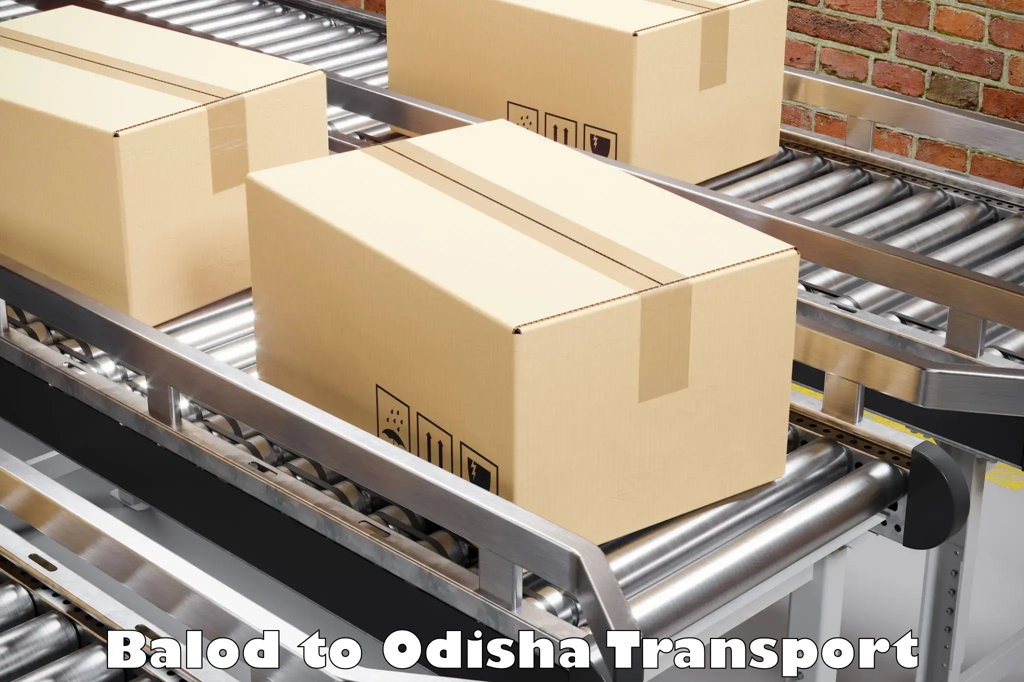 Nearest transport service Balod to Odisha