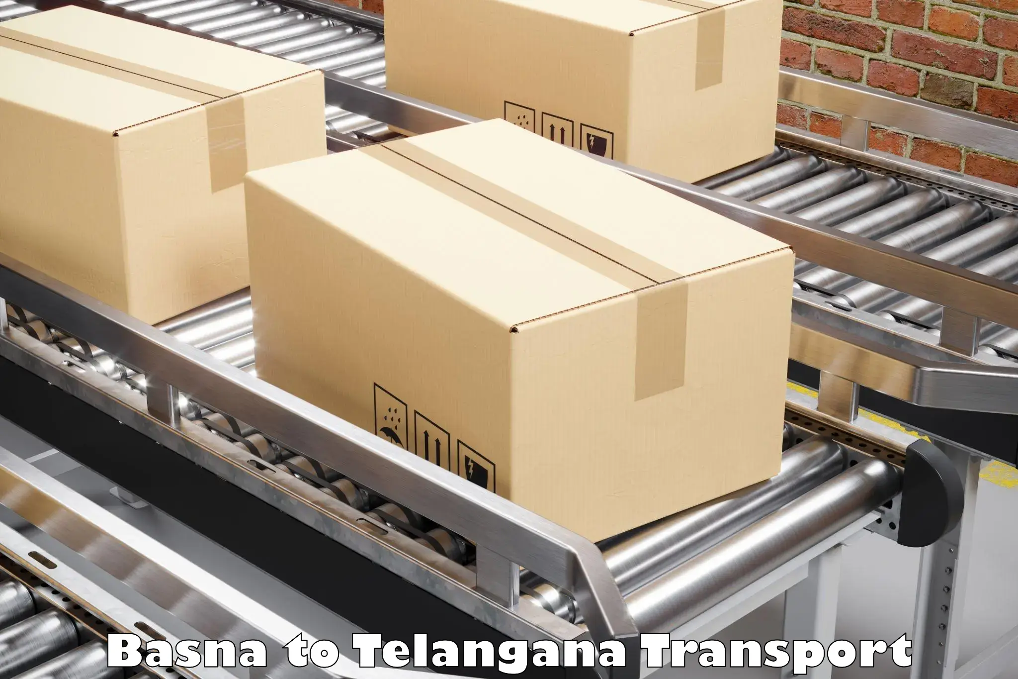 Transport services Basna to Telangana