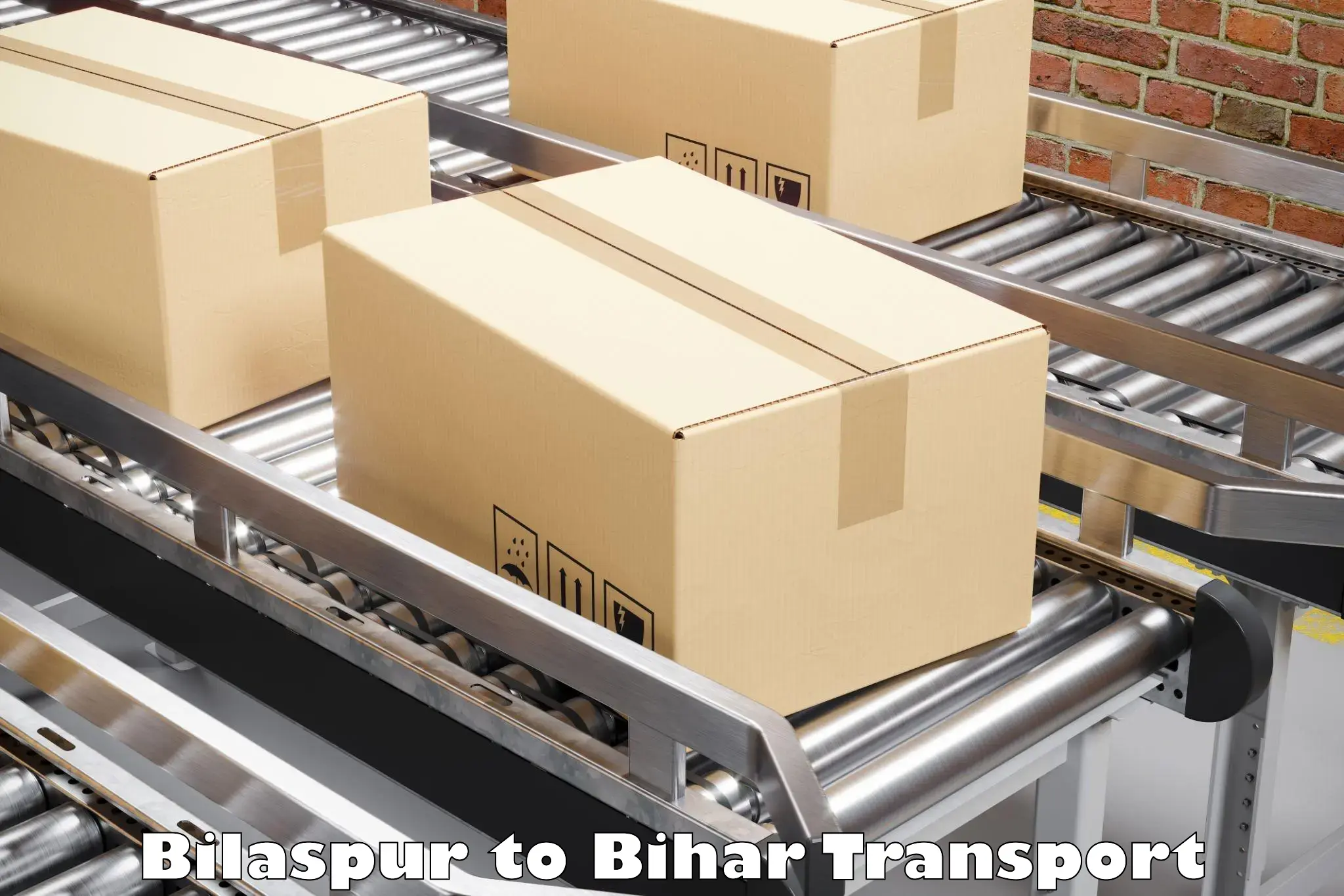 Vehicle courier services Bilaspur to Phulparas