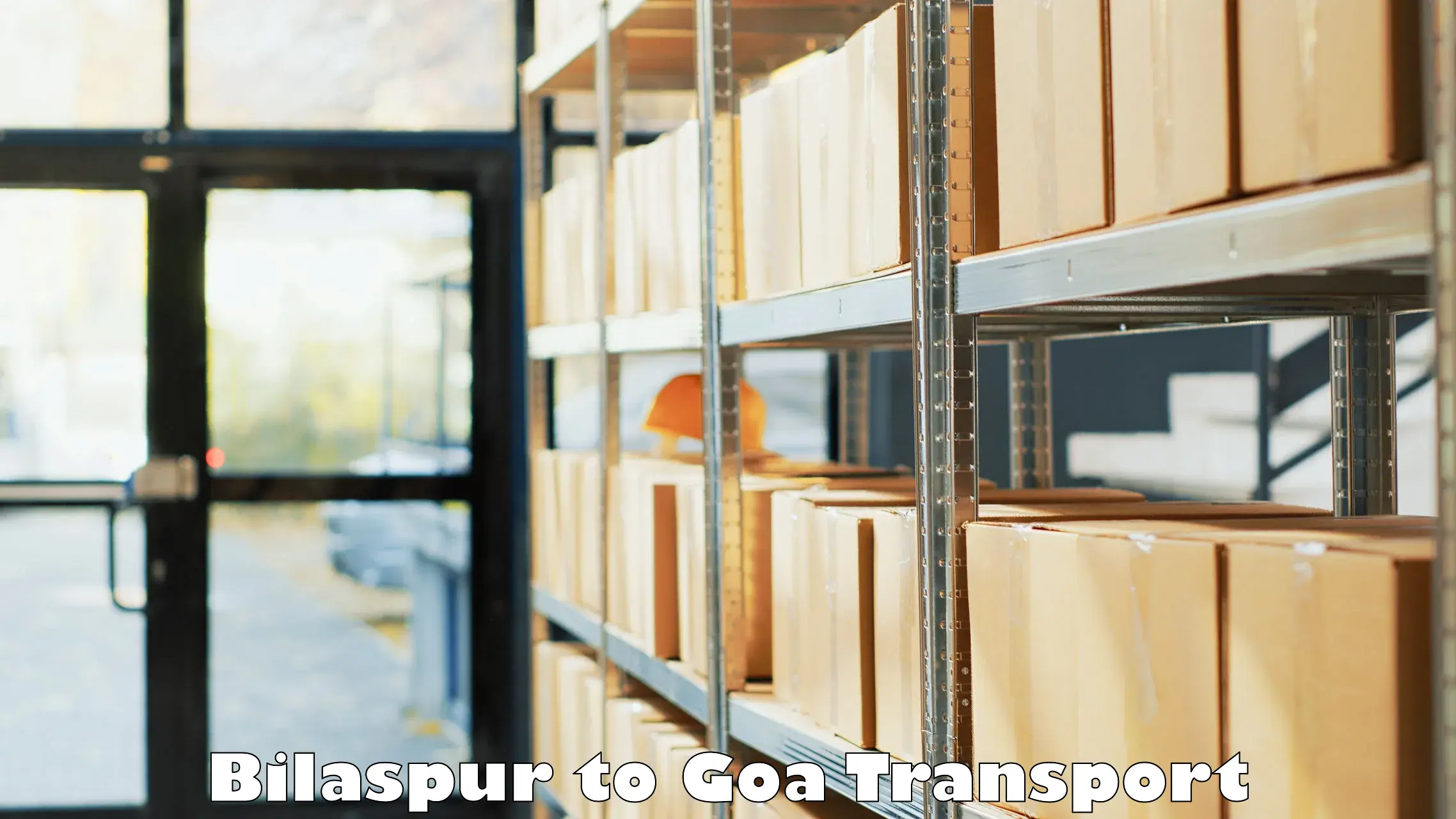 Material transport services Bilaspur to Goa University