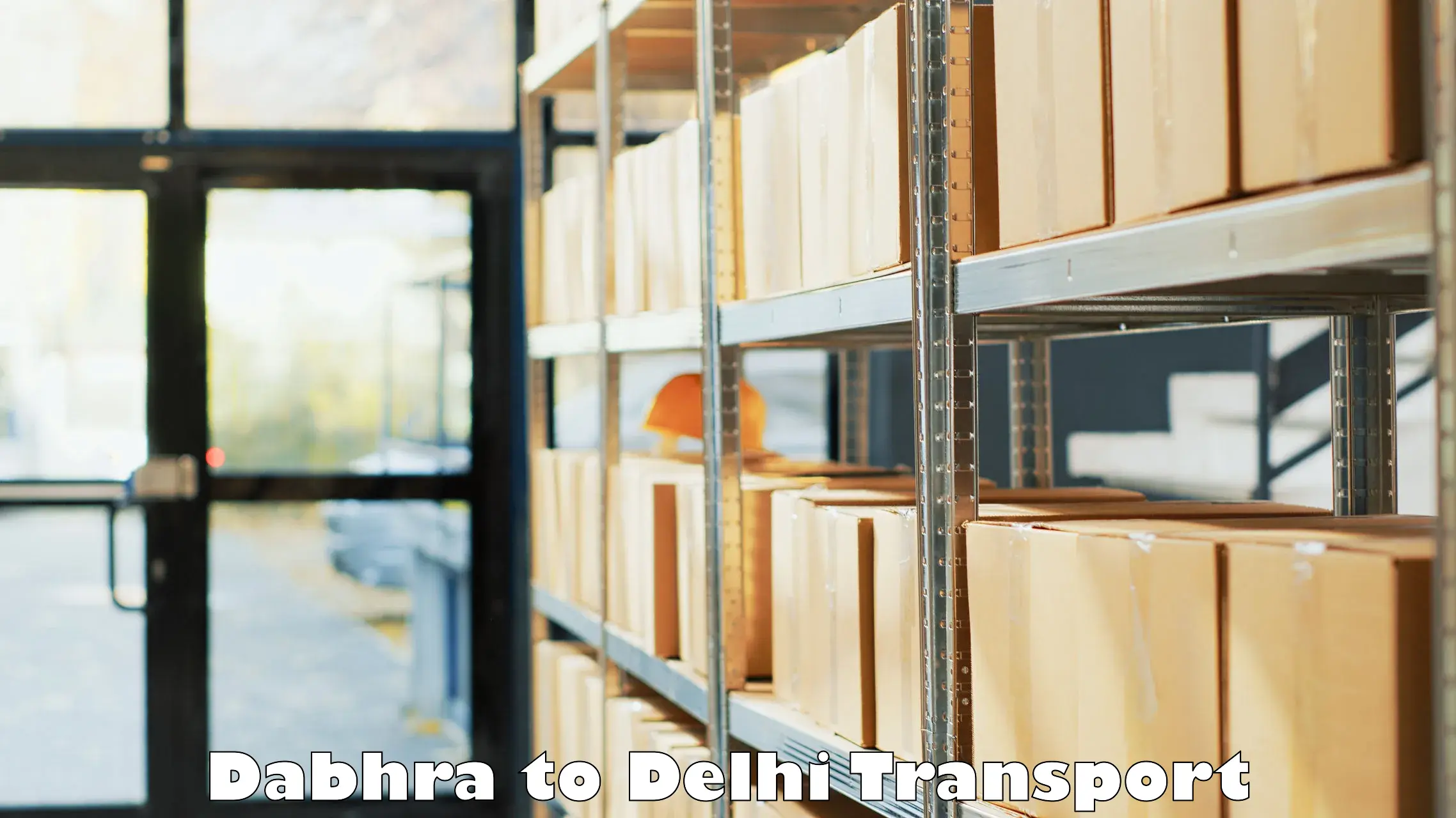 India truck logistics services Dabhra to Delhi