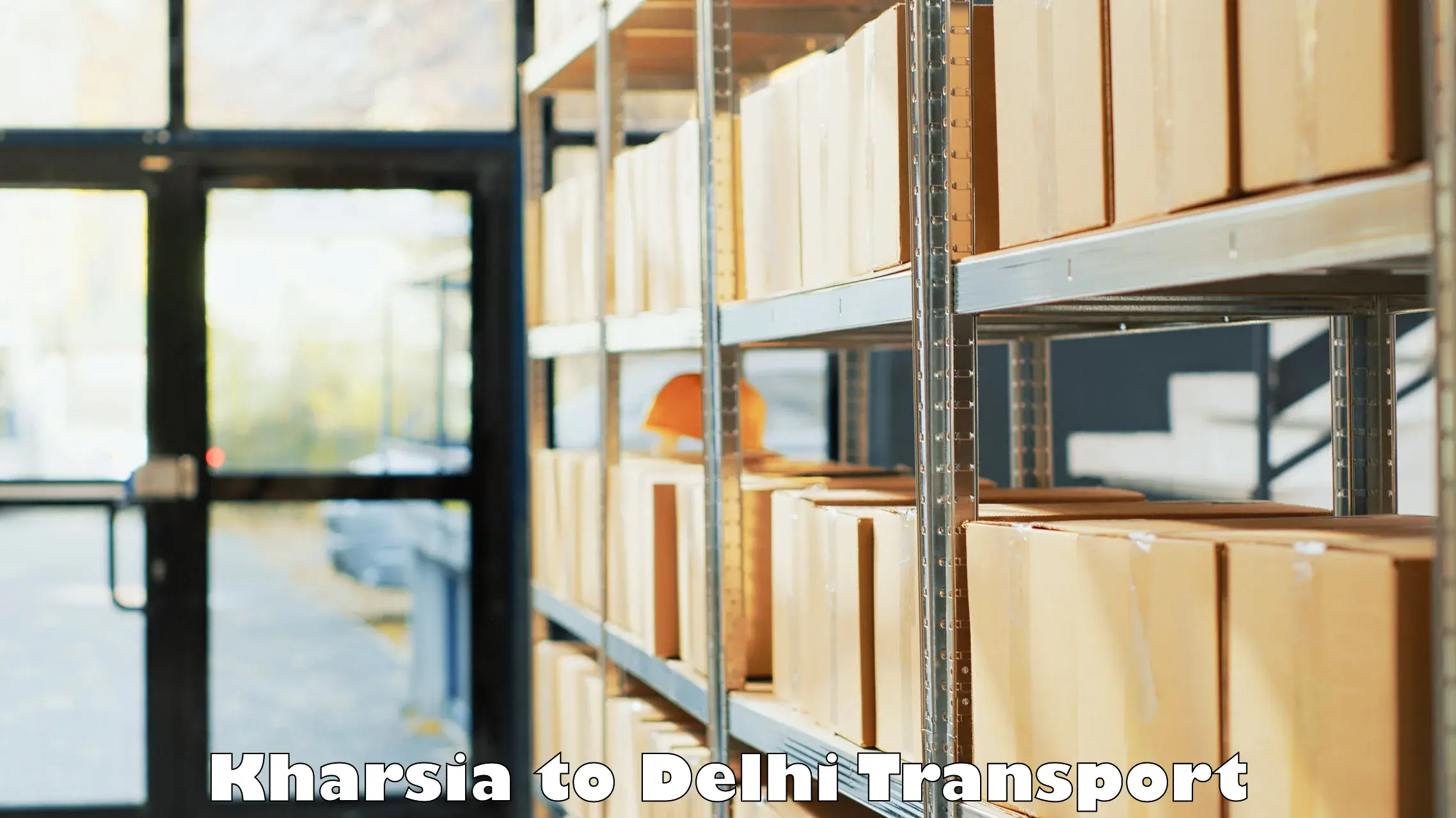 Pick up transport service Kharsia to Delhi