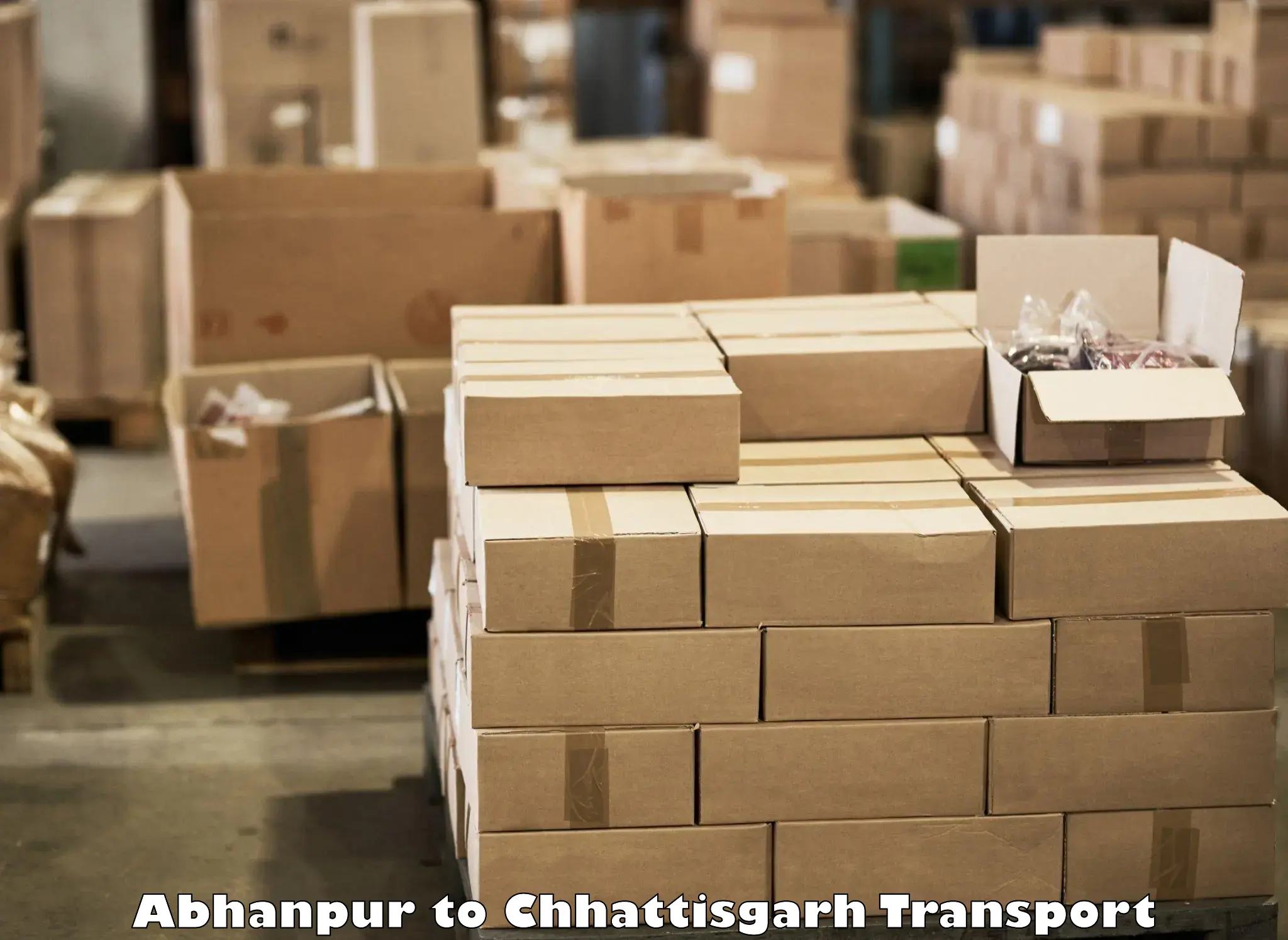 Two wheeler parcel service in Abhanpur to Kanker