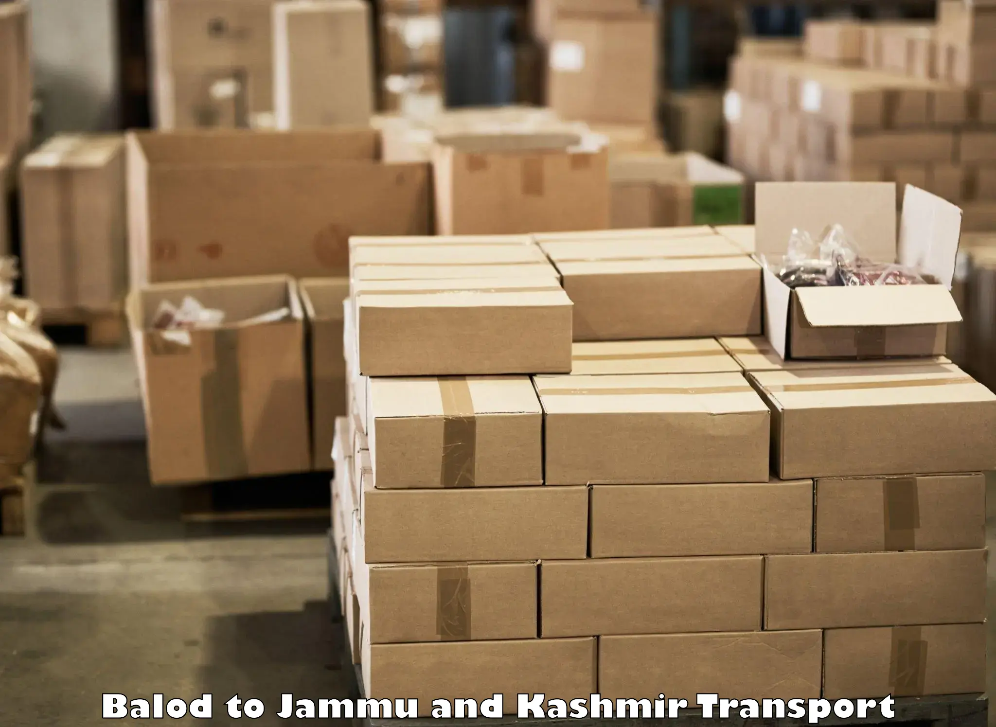 Shipping services Balod to Srinagar Kashmir