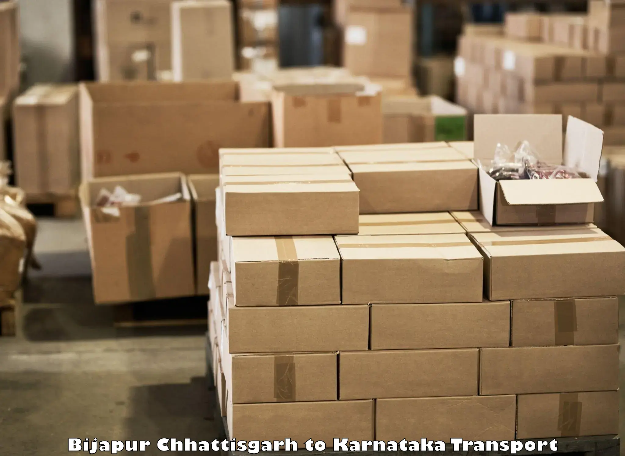 International cargo transportation services in Bijapur Chhattisgarh to Jamkhandi