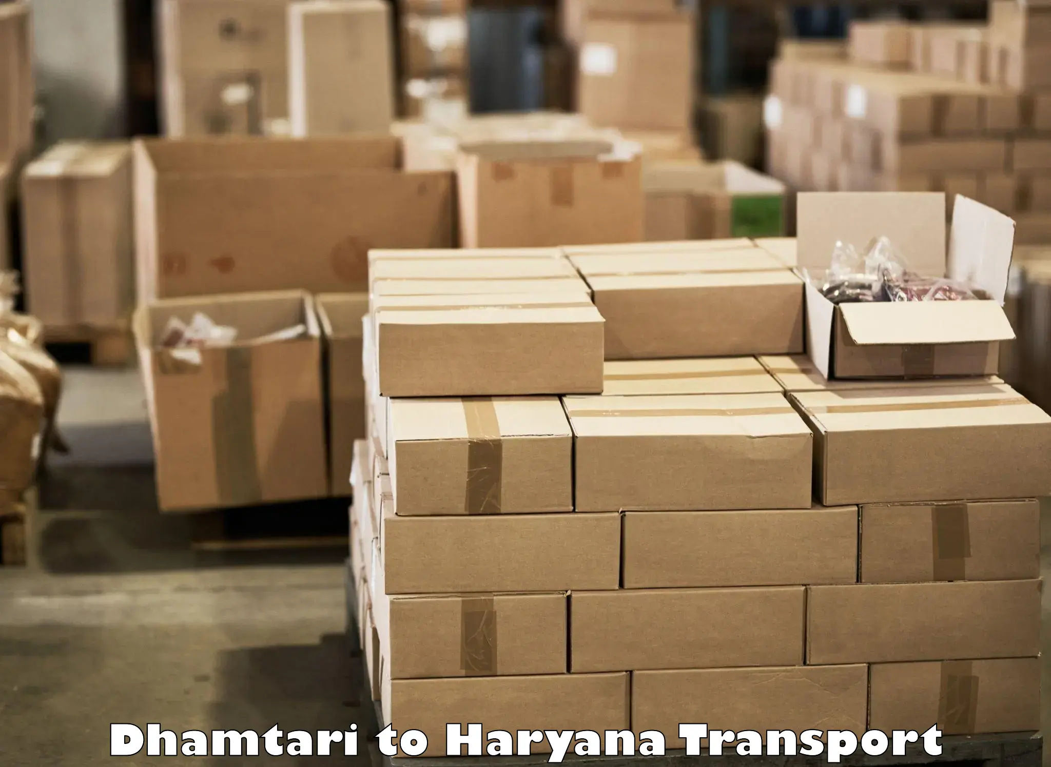 Bike shipping service Dhamtari to Yamuna Nagar