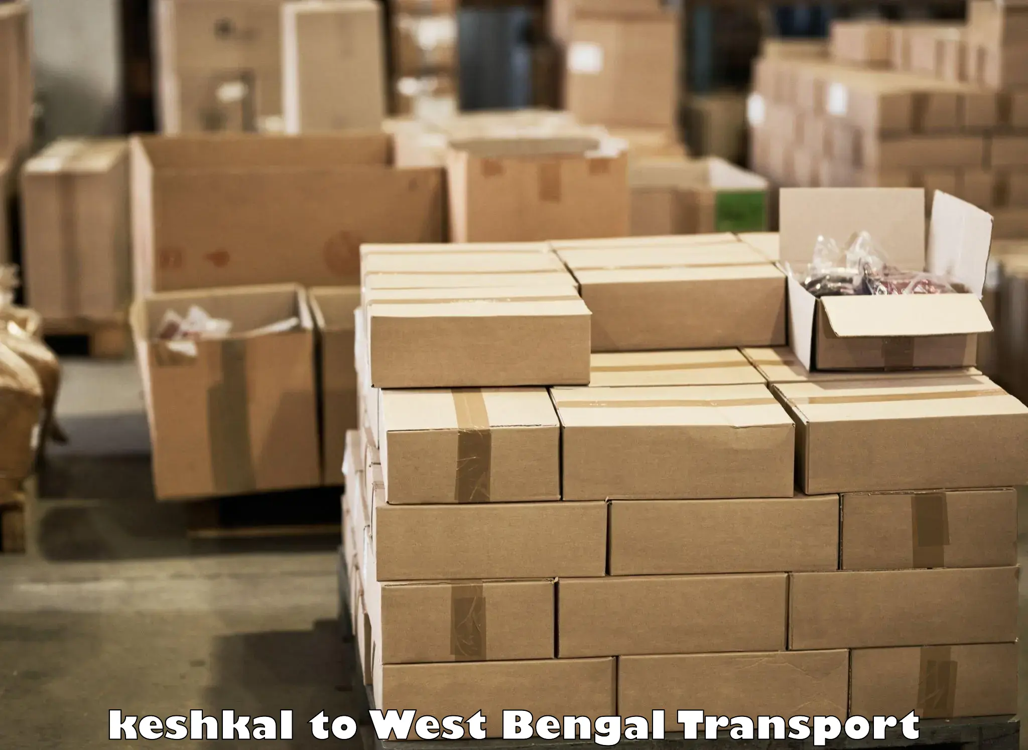 Container transport service keshkal to West Bengal