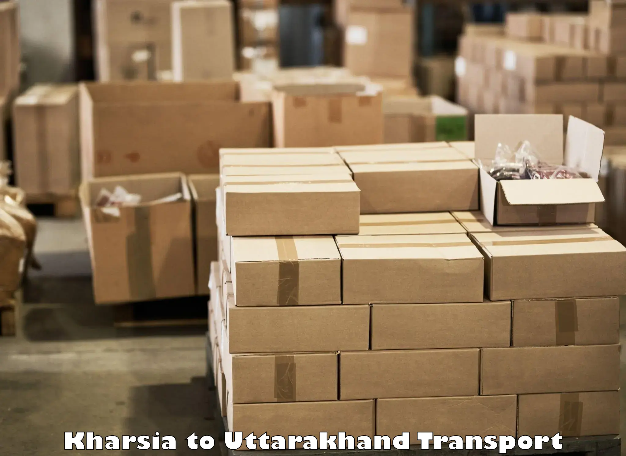 Luggage transport services Kharsia to Herbertpur