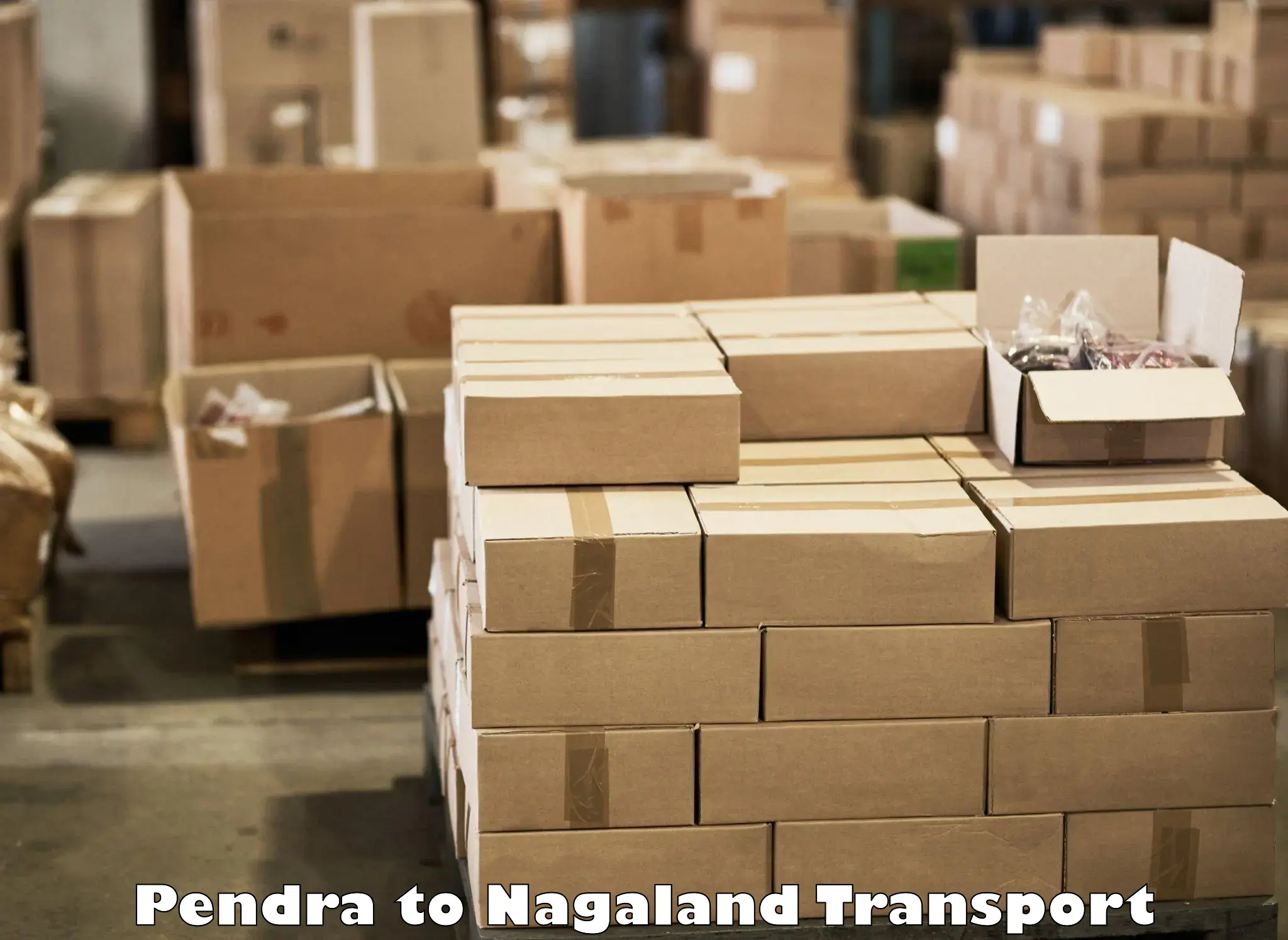 Vehicle parcel service Pendra to Wokha