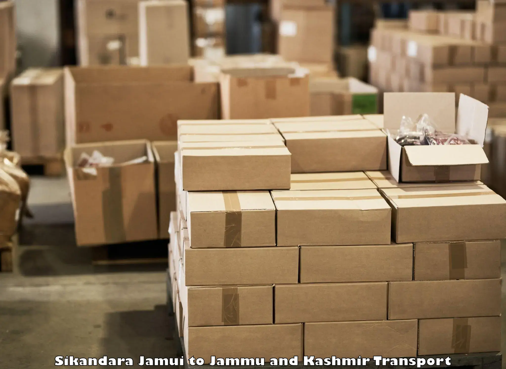Delivery service in Sikandara Jamui to Jammu and Kashmir