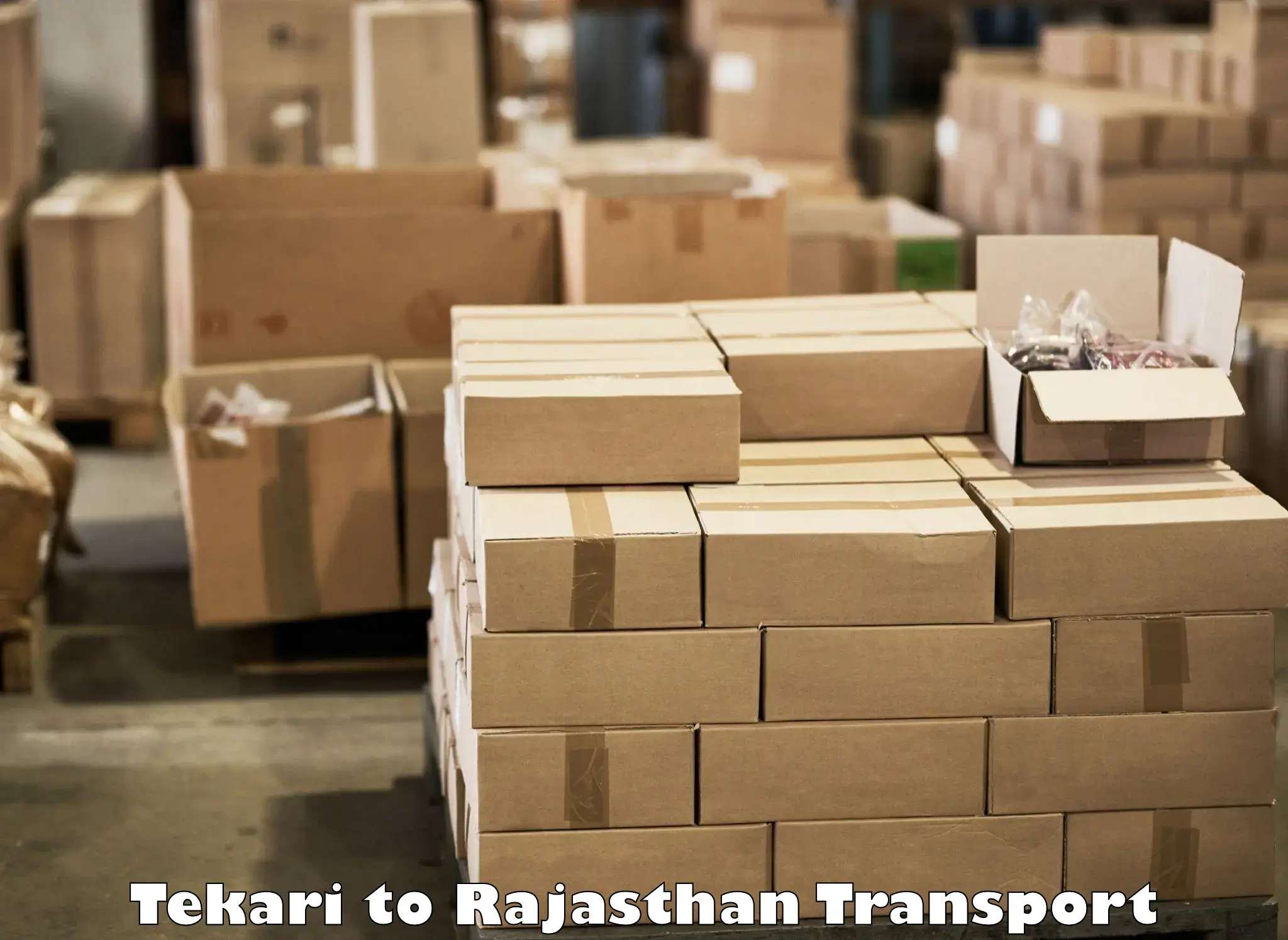 Lorry transport service Tekari to Rajasthan