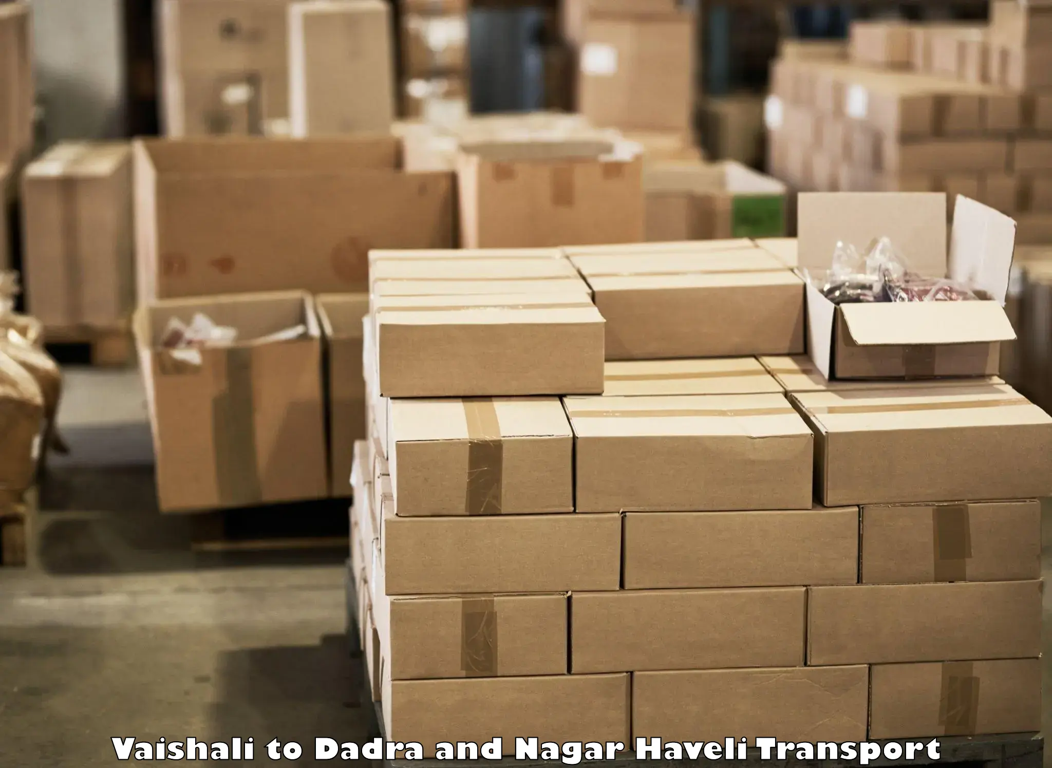 Shipping services Vaishali to Silvassa