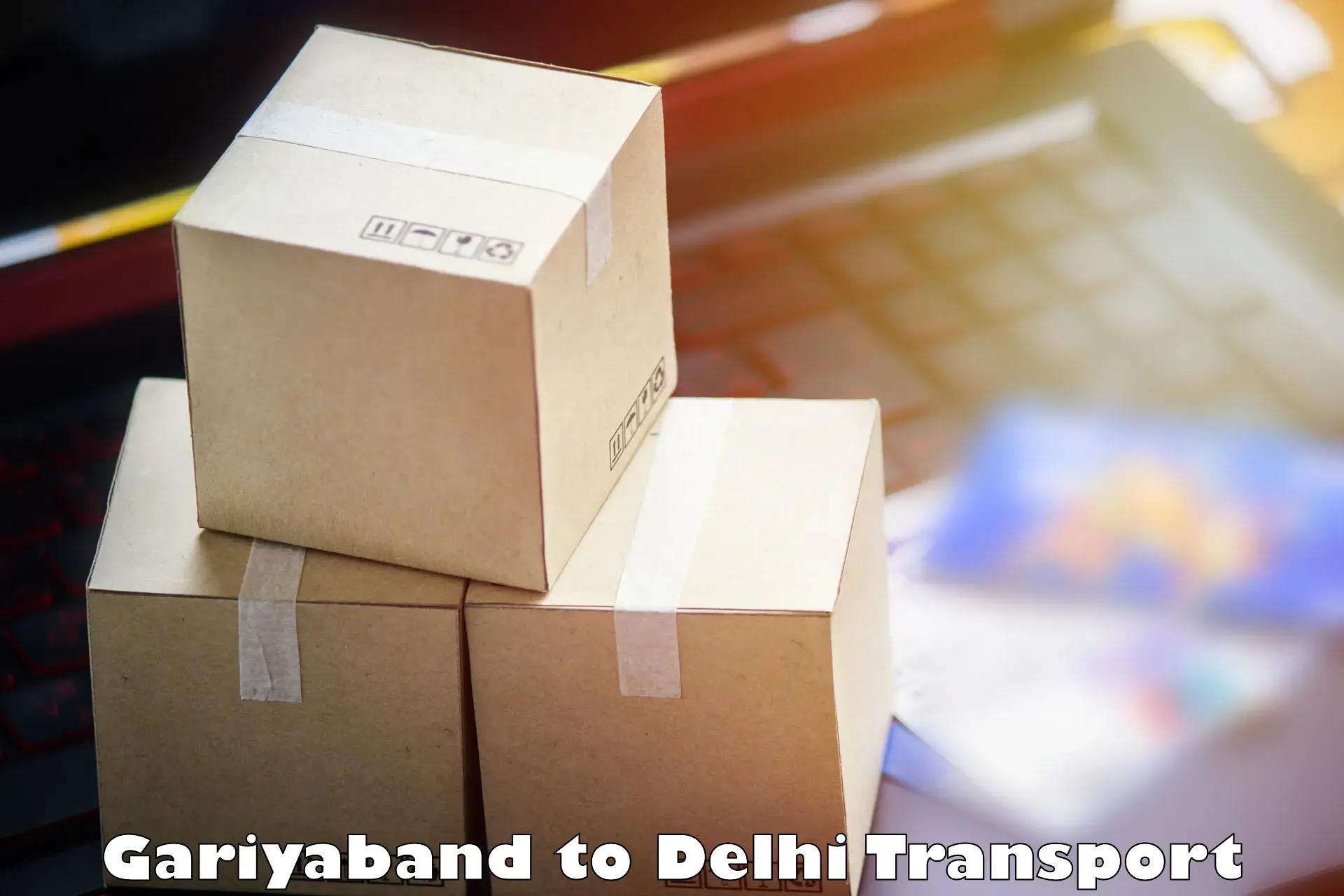 Daily transport service Gariyaband to East Delhi