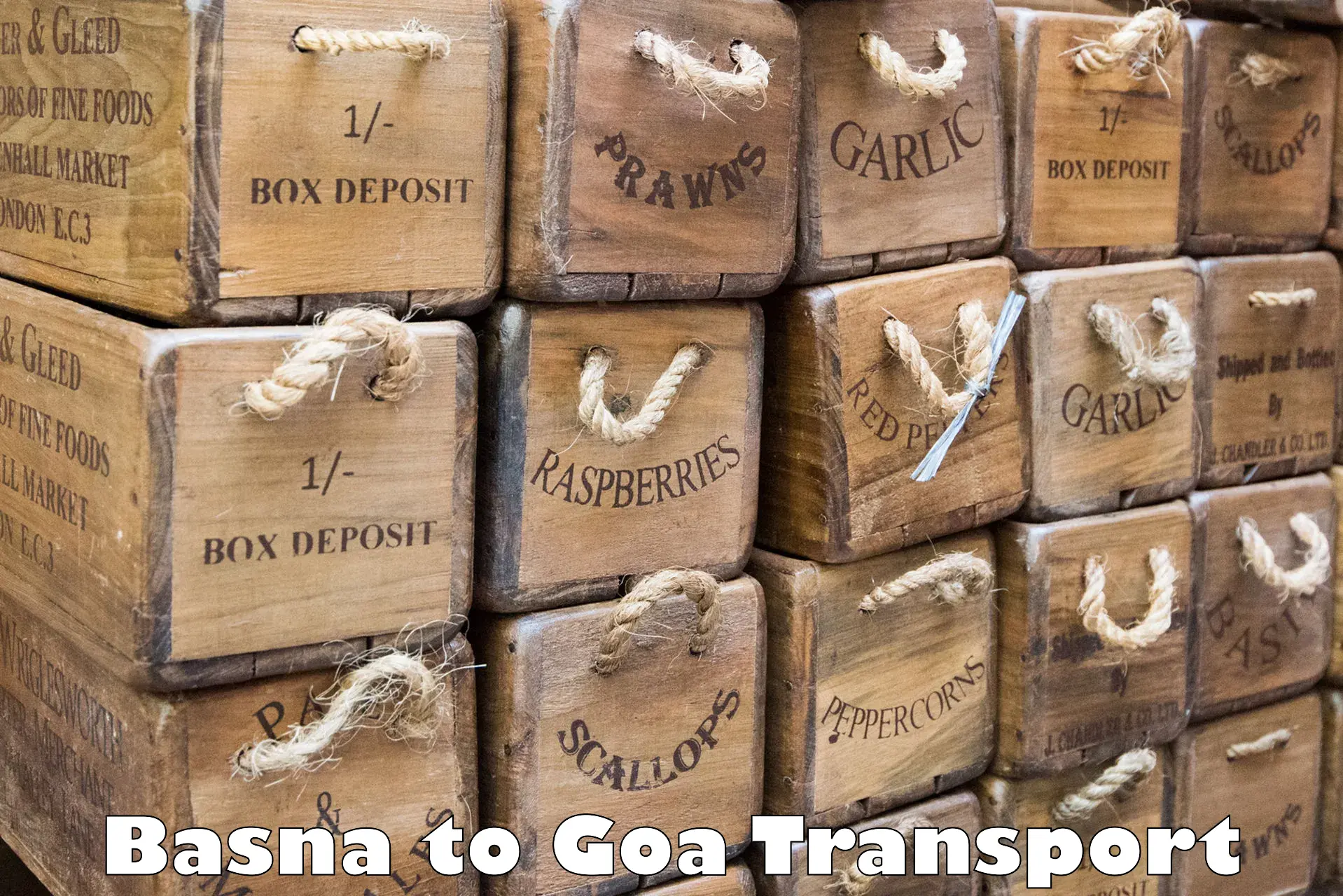 Cargo train transport services Basna to Goa