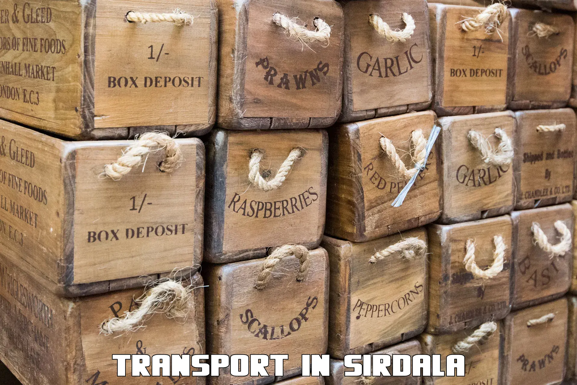 Air cargo transport services in Sirdala
